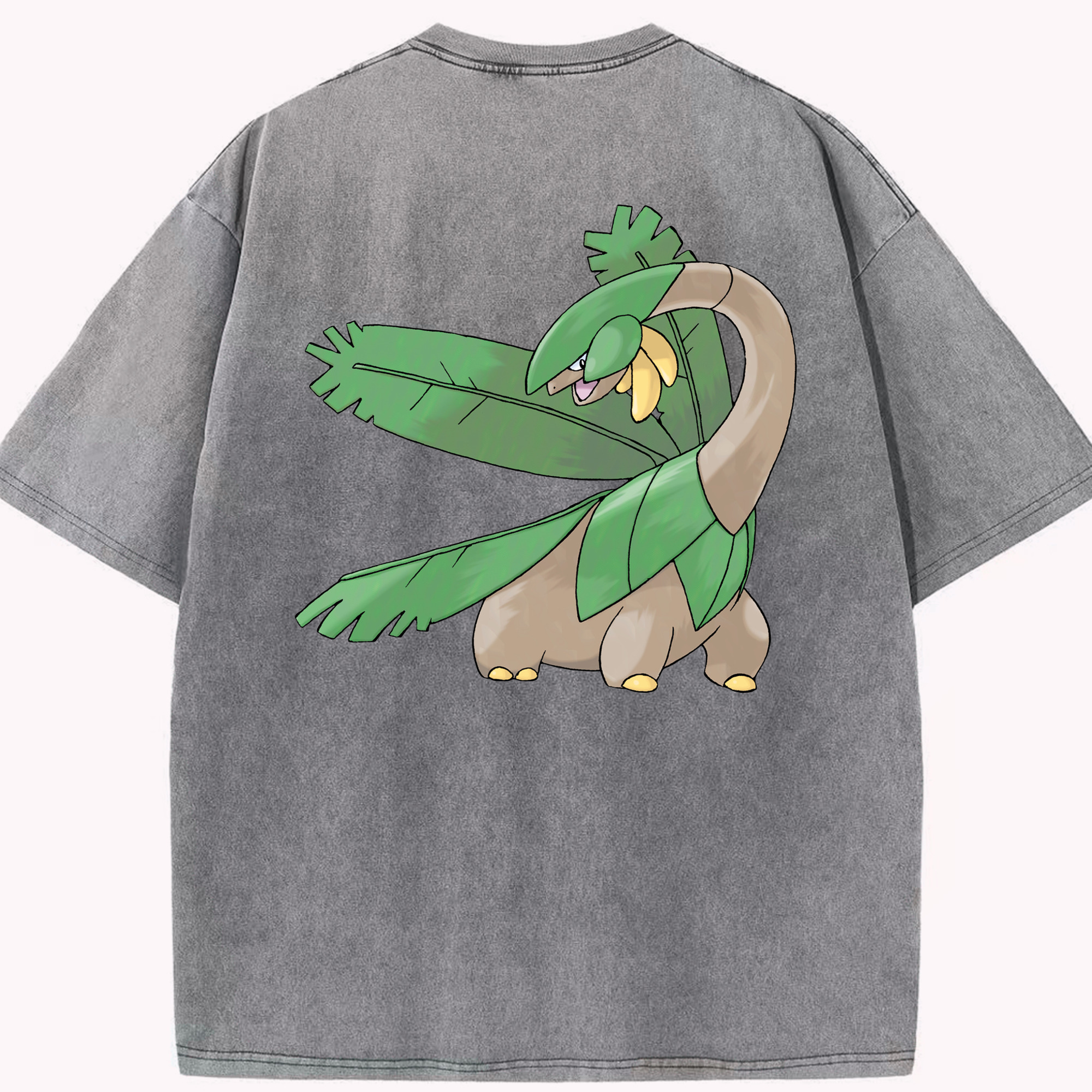 （画像用） ポケットモンスター Pokémon 綿100% ヴィンテージ風 半袖Tシャツ（背面プリント）
