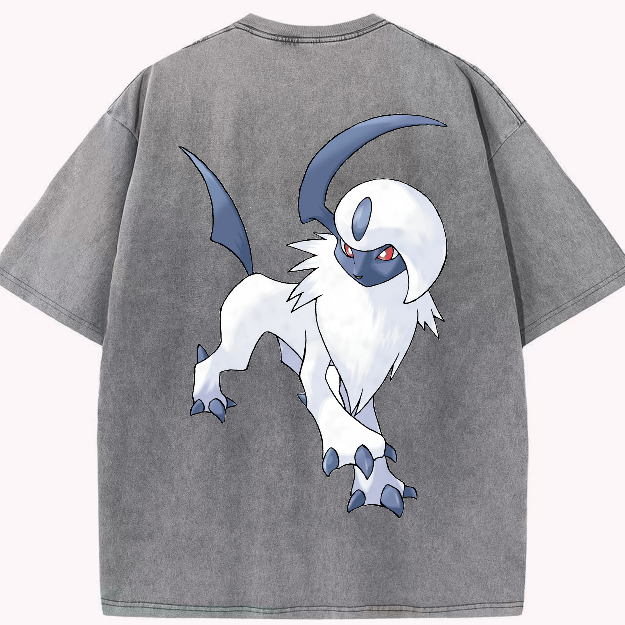 （画像用） ポケットモンスター Pokémon 綿100% ヴィンテージ風 半袖Tシャツ（背面プリント）