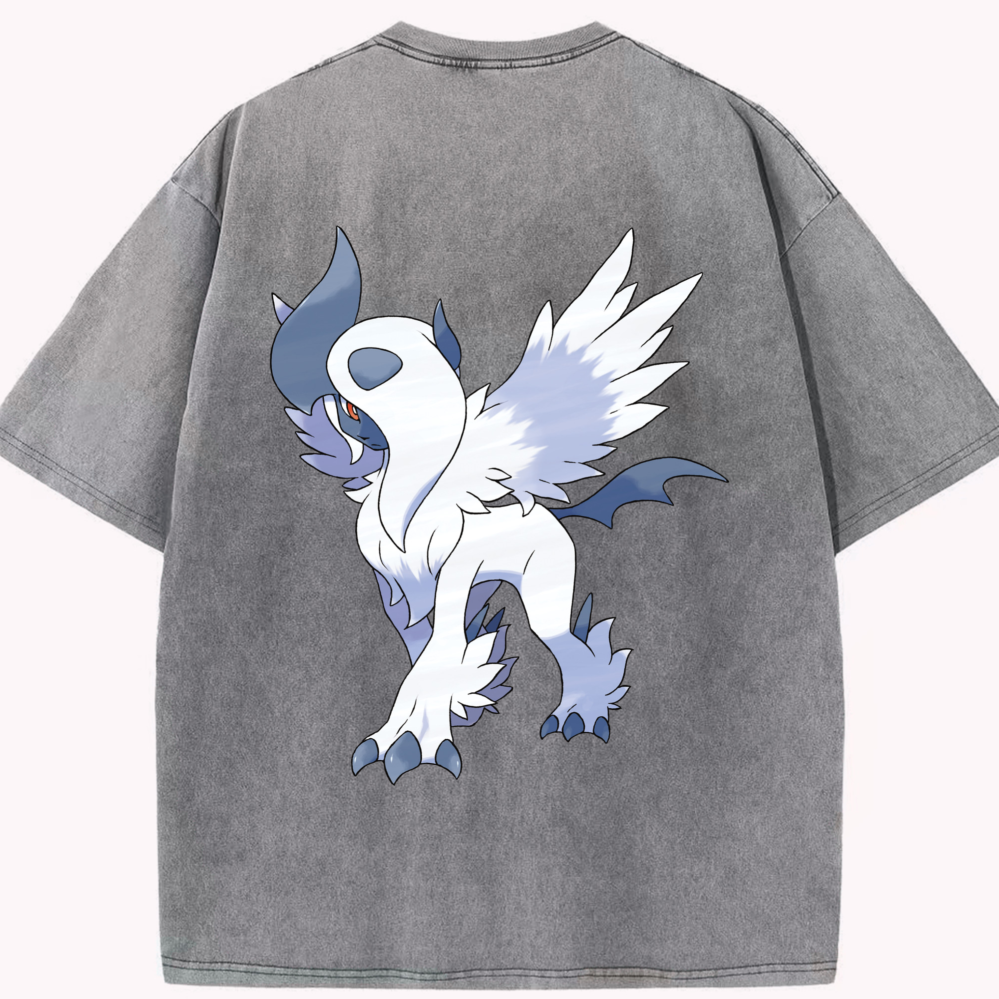（画像用） ポケットモンスター Pokémon 綿100% ヴィンテージ風 半袖Tシャツ（背面プリント）