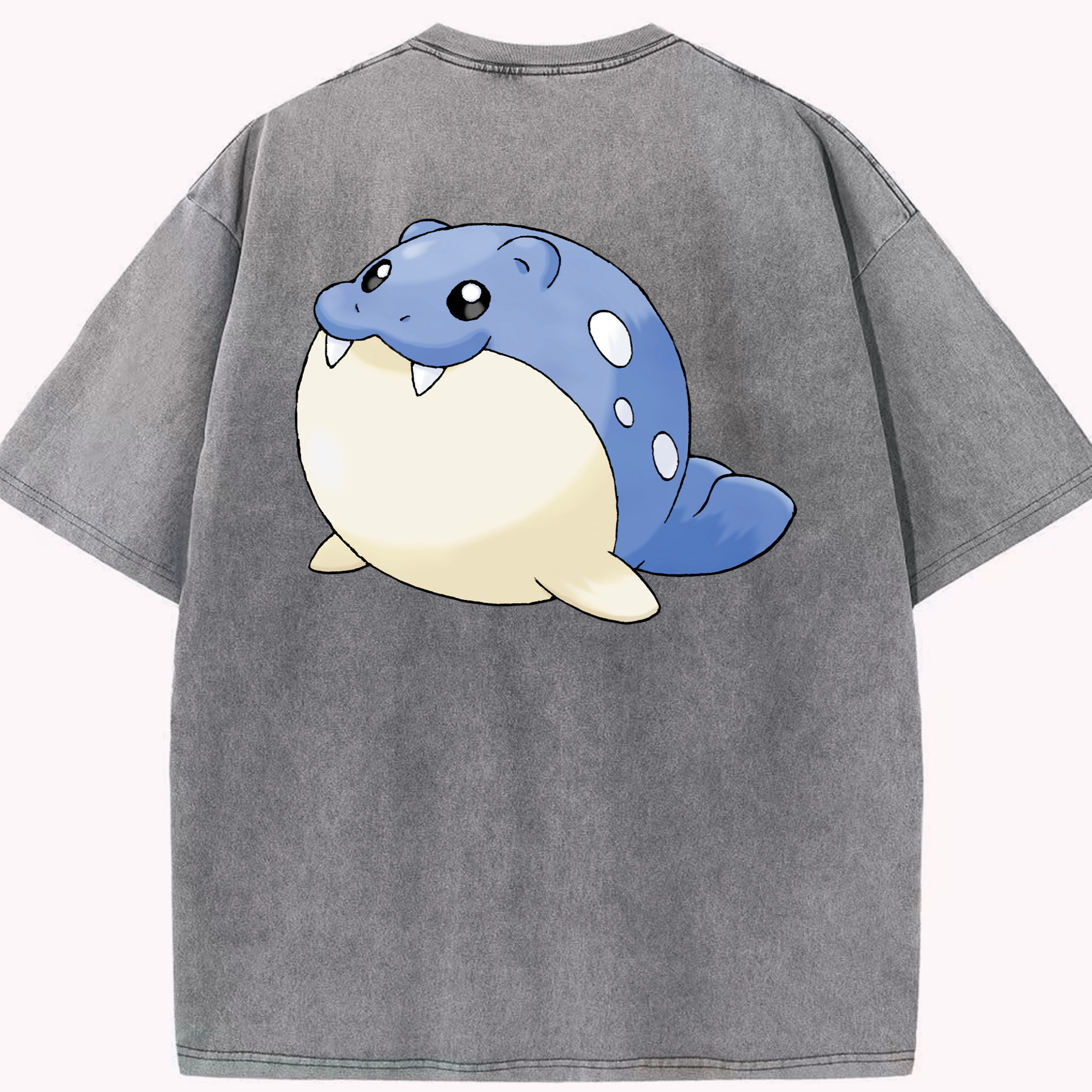（画像用） ポケットモンスター Pokémon 綿100% ヴィンテージ風 半袖Tシャツ（背面プリント）