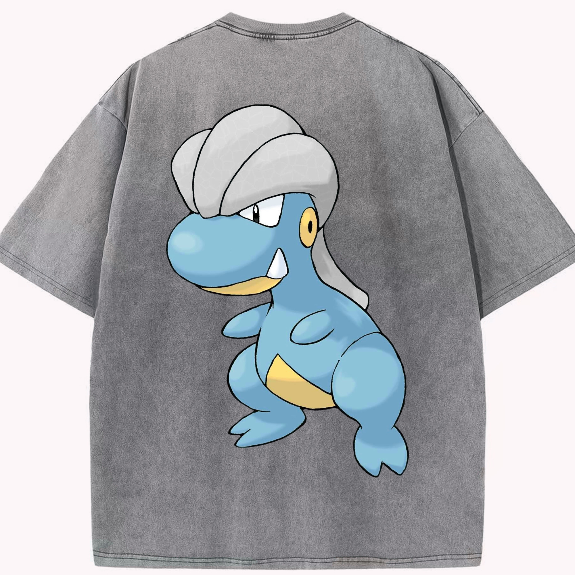 （画像用） ポケットモンスター Pokémon 綿100% ヴィンテージ風 半袖Tシャツ（背面プリント）