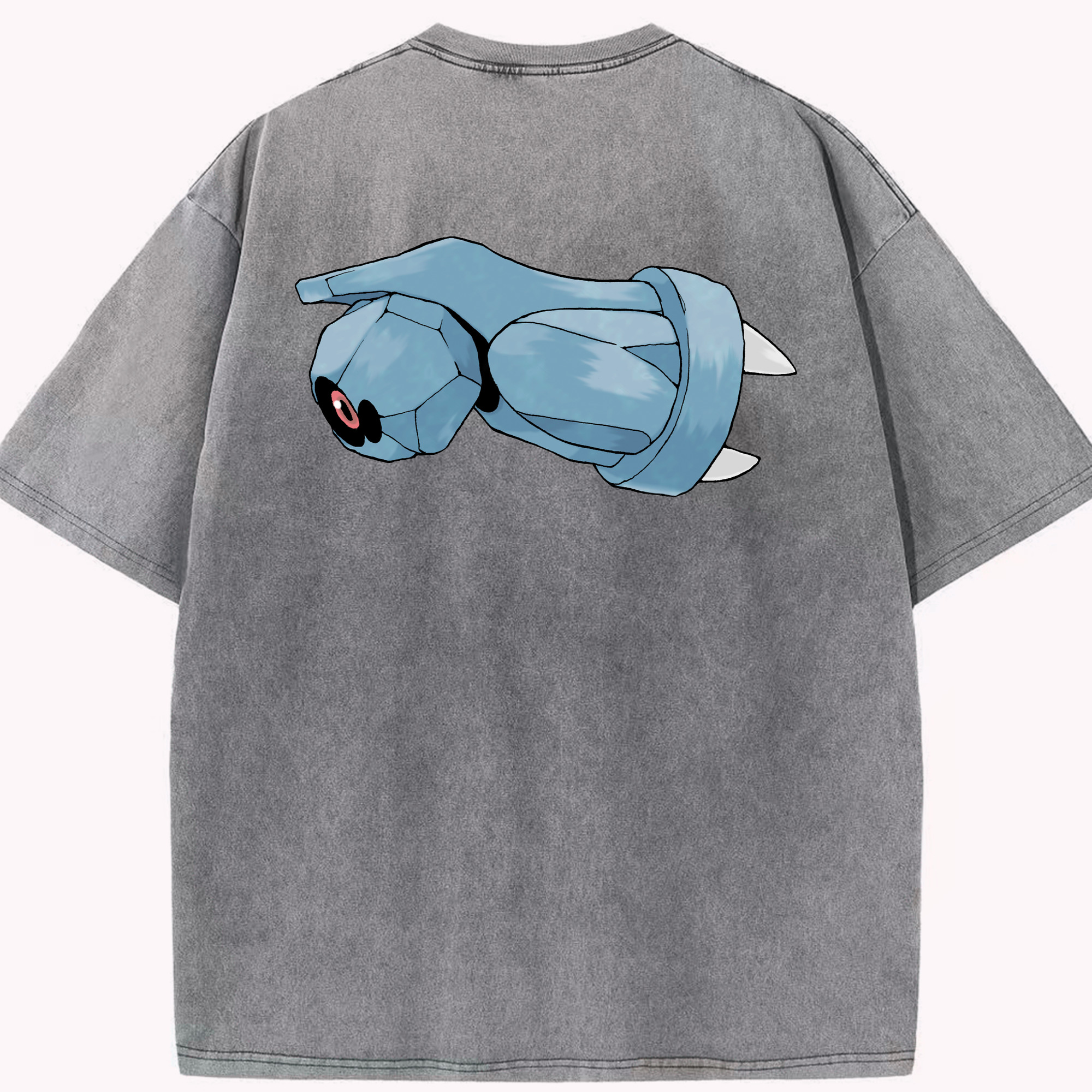 （画像用） ポケットモンスター Pokémon 綿100% ヴィンテージ風 半袖Tシャツ（背面プリント）