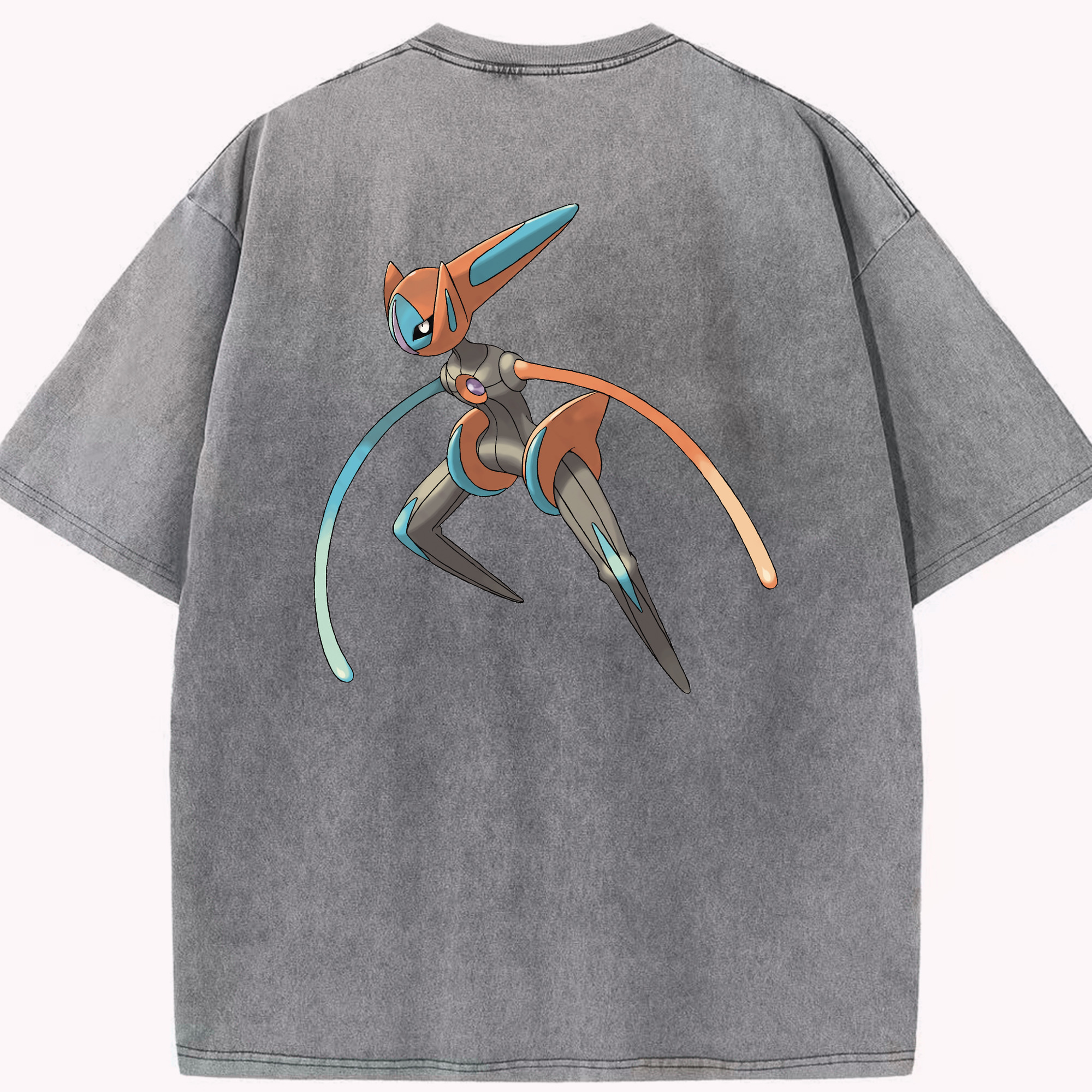 （画像用） ポケットモンスター Pokémon 綿100% ヴィンテージ風 半袖Tシャツ（背面プリント）
