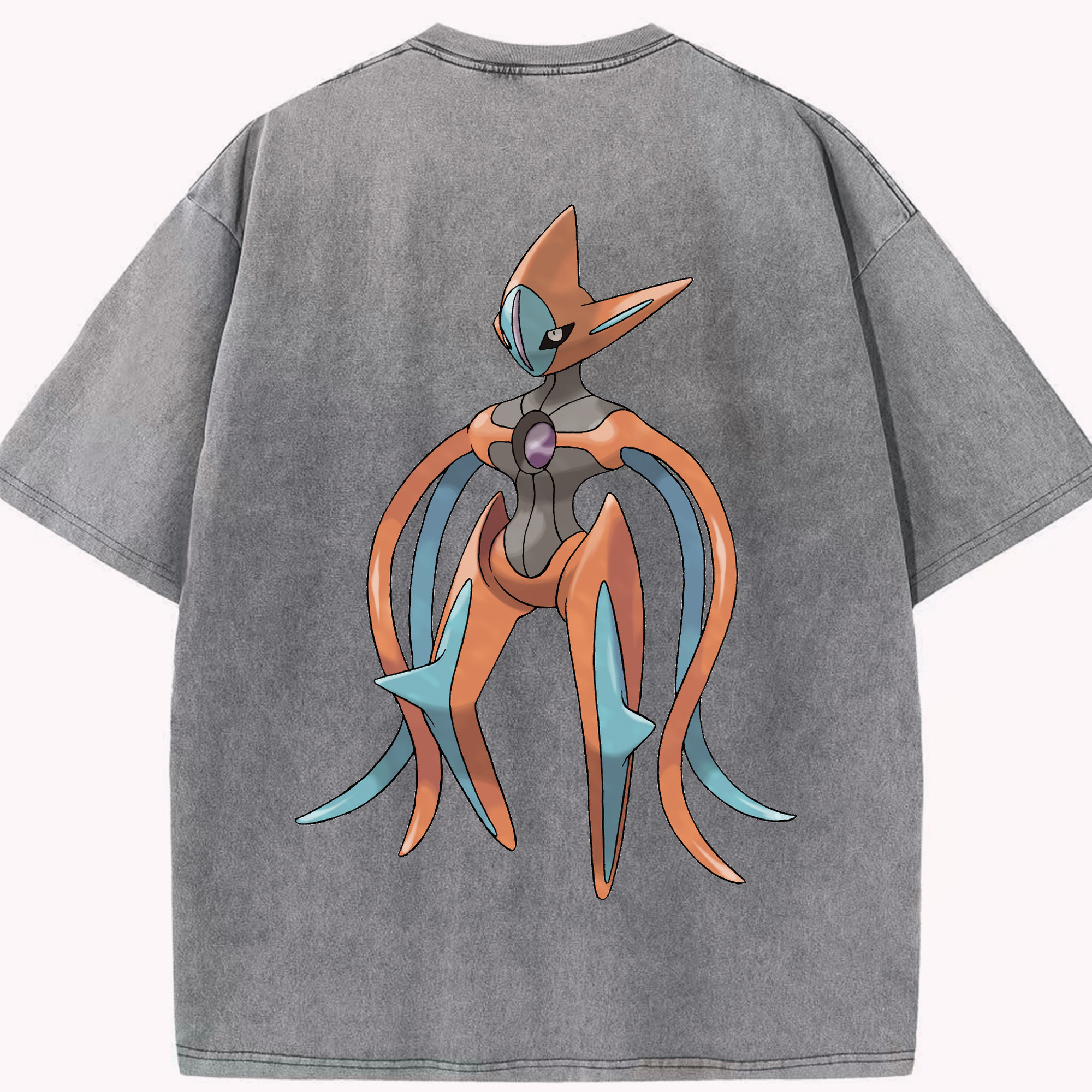 （画像用） ポケットモンスター Pokémon 綿100% ヴィンテージ風 半袖Tシャツ（背面プリント）
