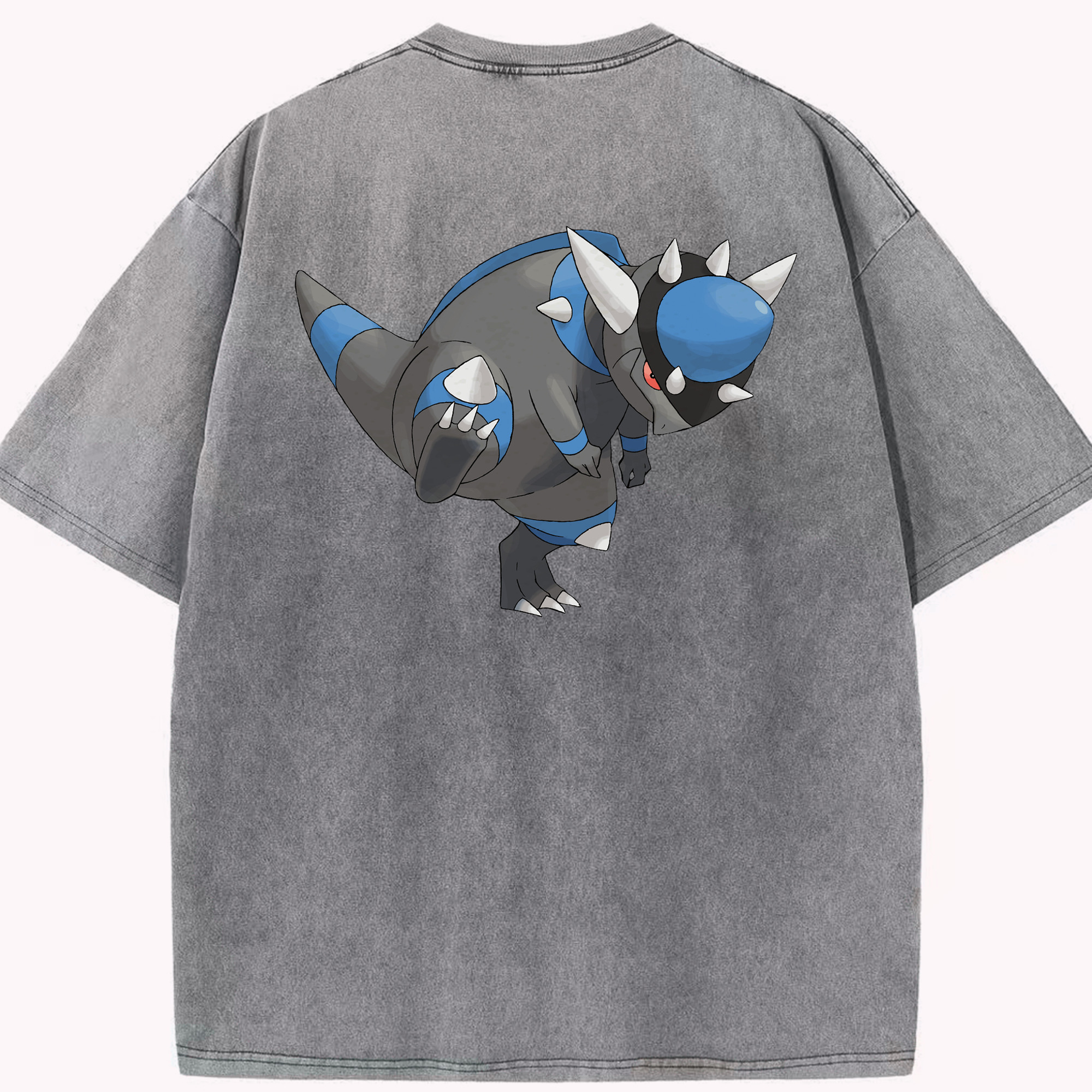 （画像用） ポケットモンスター Pokémon 綿100% ヴィンテージ風 半袖Tシャツ（背面プリント）