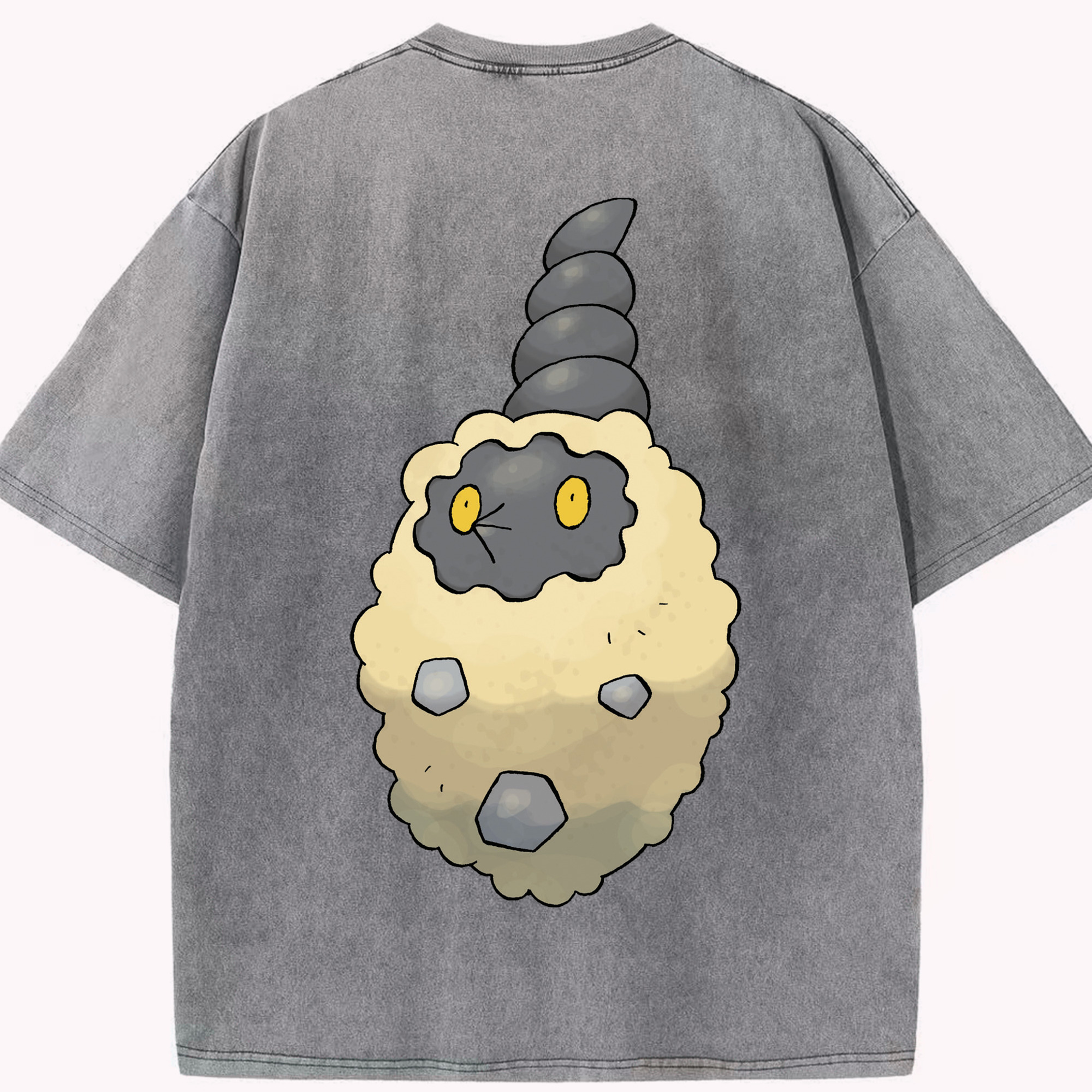 （画像用） ポケットモンスター Pokémon 綿100% ヴィンテージ風 半袖Tシャツ（背面プリント）