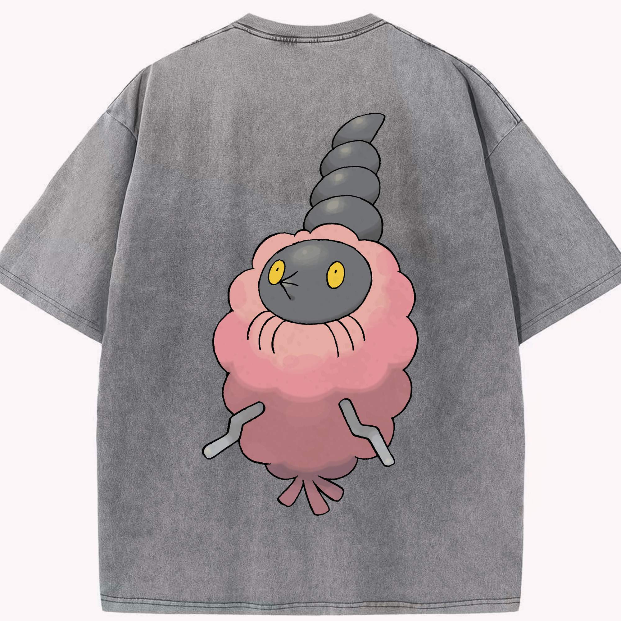 （画像用） ポケットモンスター Pokémon 綿100% ヴィンテージ風 半袖Tシャツ（背面プリント）