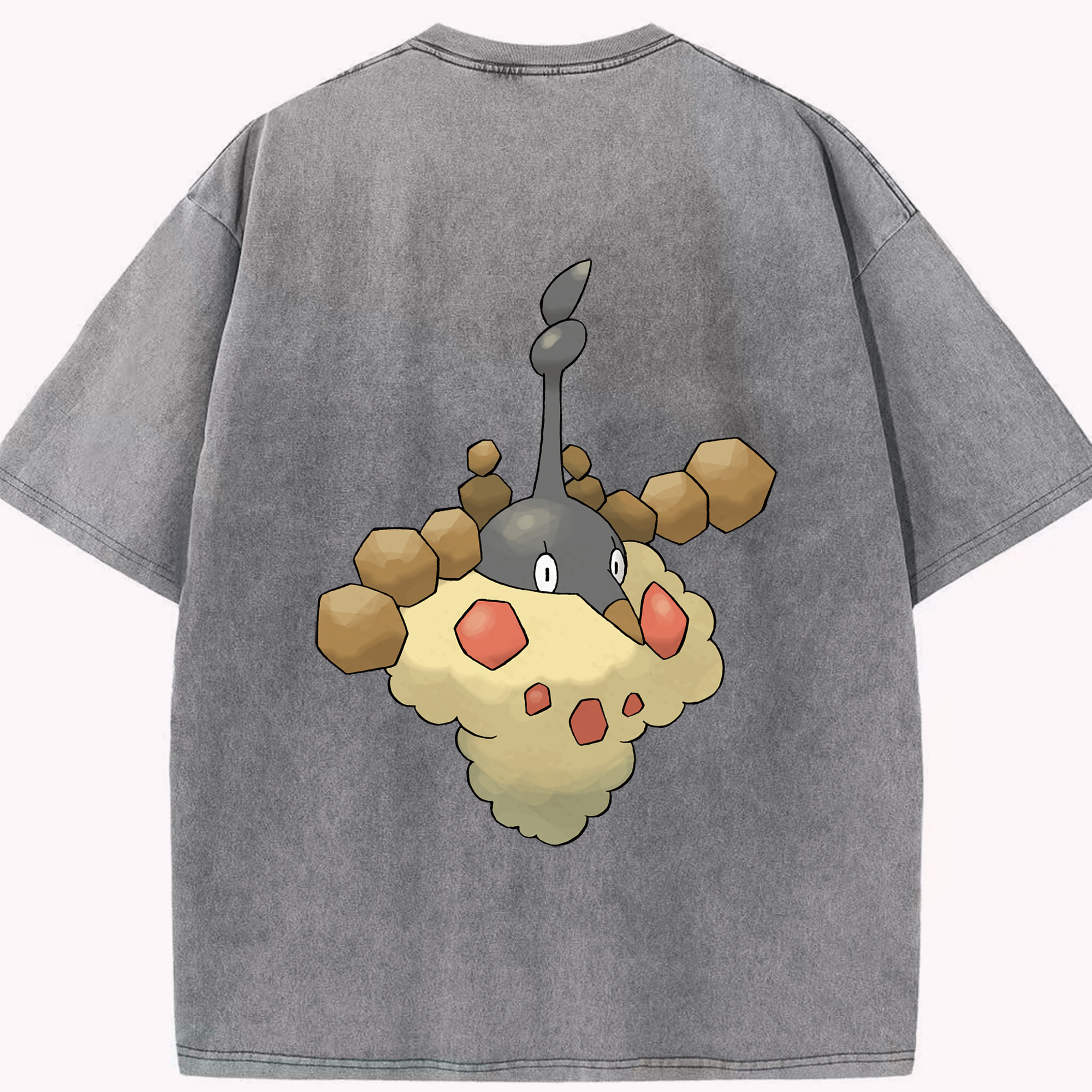 （画像用） ポケットモンスター Pokémon 綿100% ヴィンテージ風 半袖Tシャツ（背面プリント）