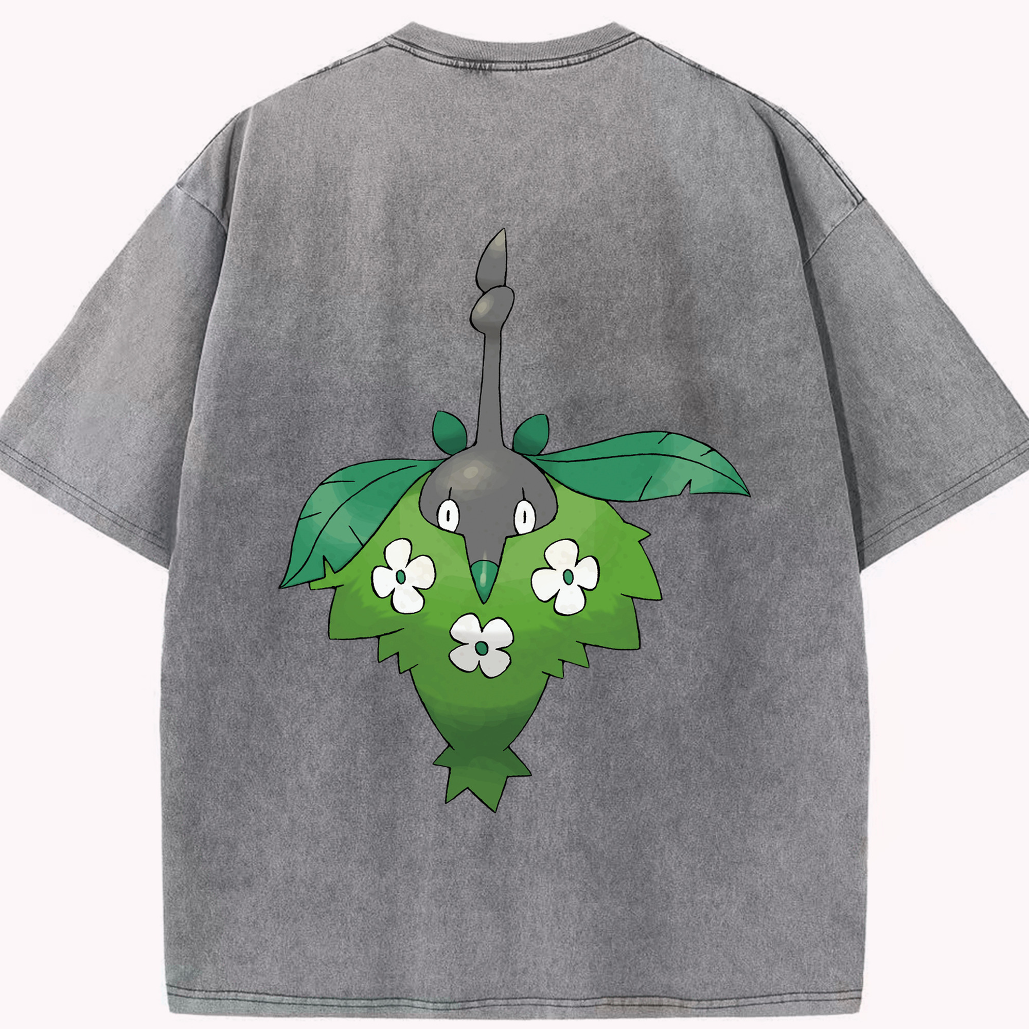（画像用） ポケットモンスター Pokémon 綿100% ヴィンテージ風 半袖Tシャツ（背面プリント）
