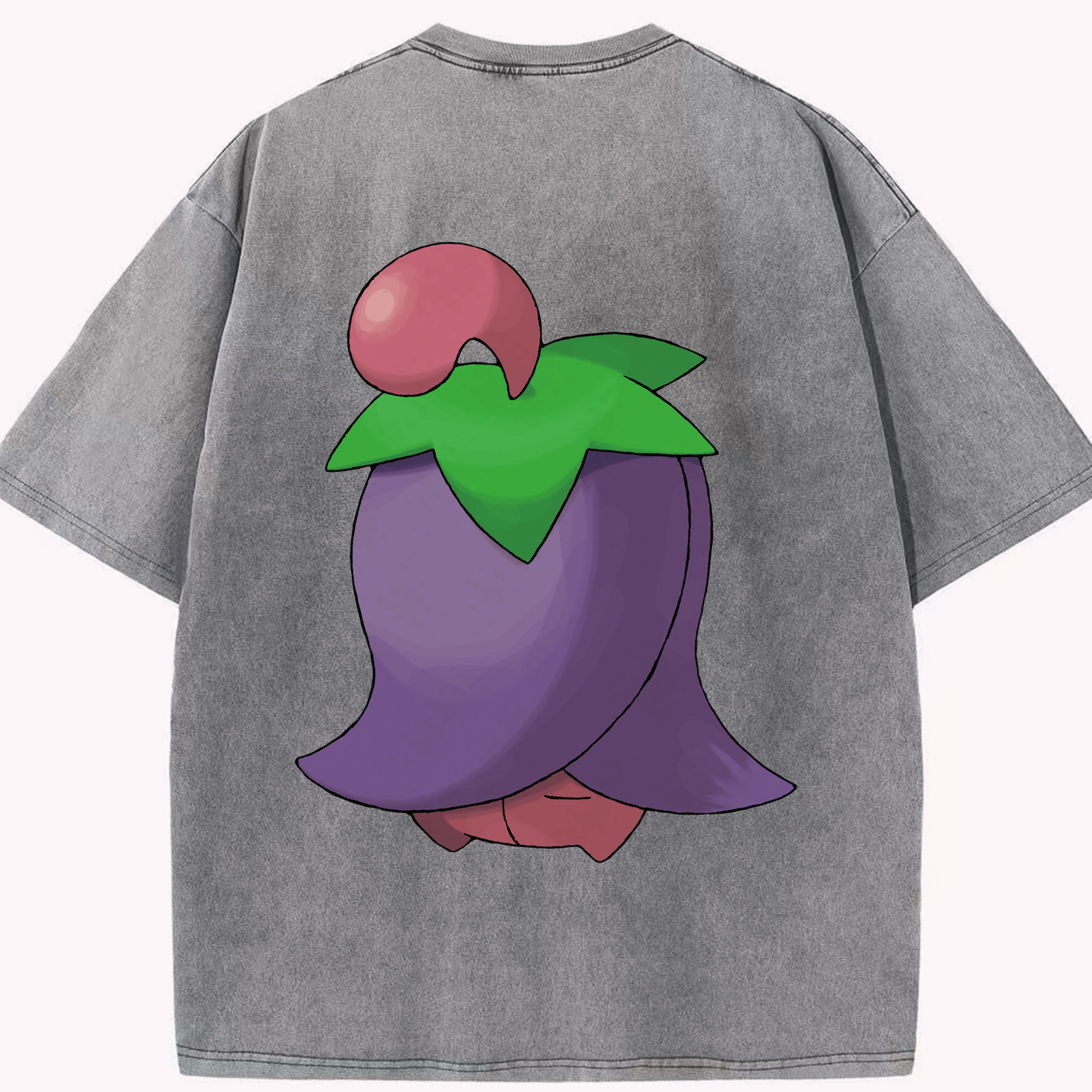 （画像用） ポケットモンスター Pokémon 綿100% ヴィンテージ風 半袖Tシャツ（背面プリント）