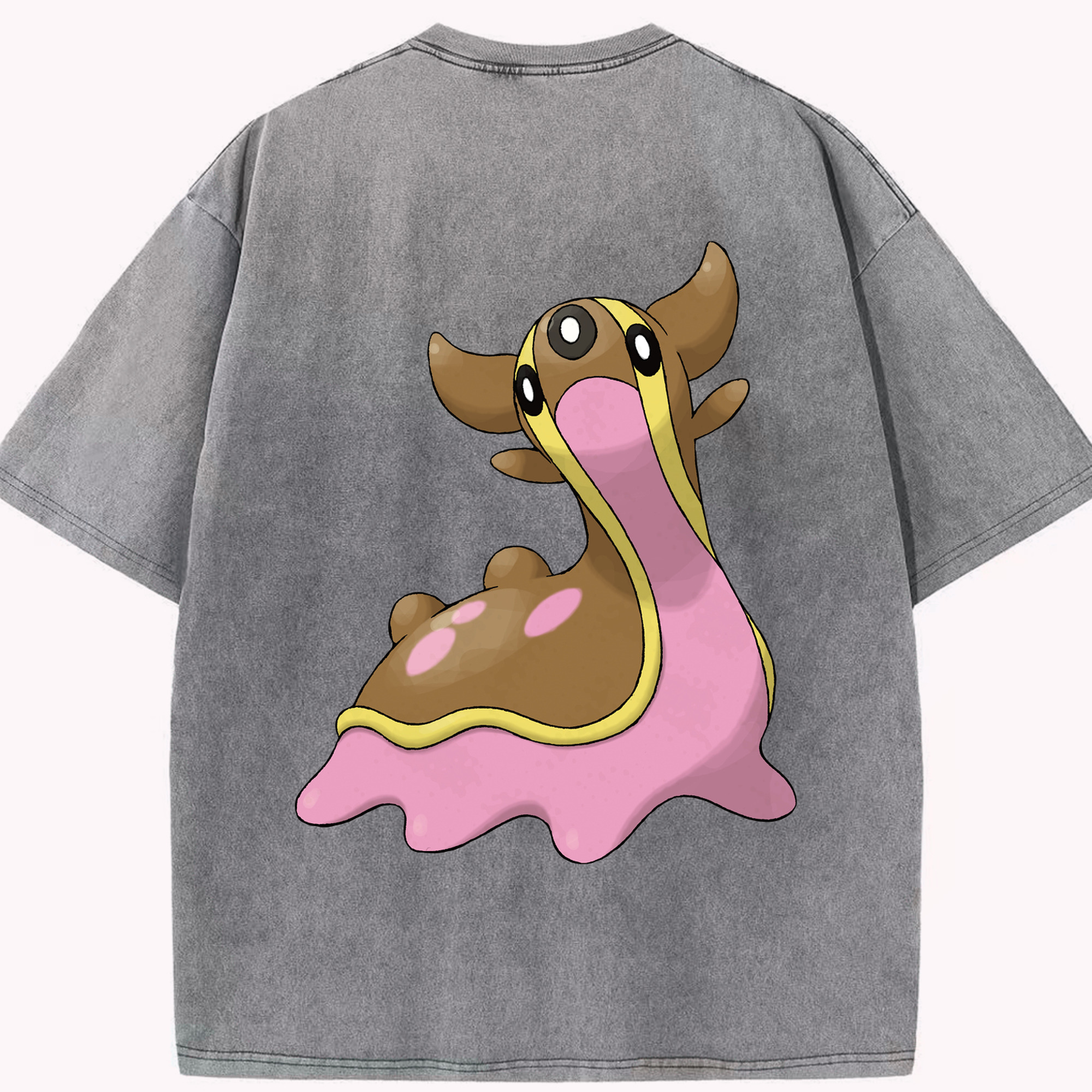 （画像用） ポケットモンスター Pokémon 綿100% ヴィンテージ風 半袖Tシャツ（背面プリント）