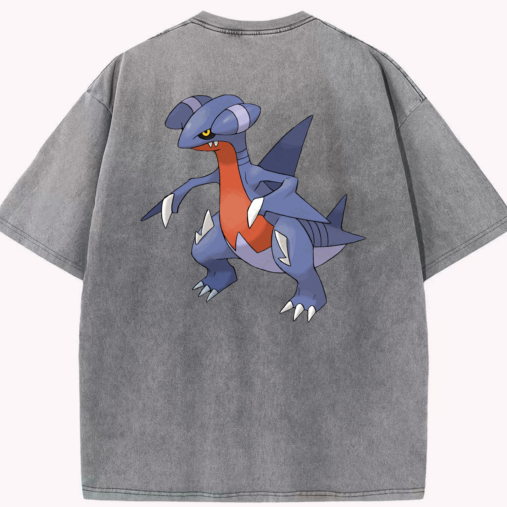 （画像用） ポケットモンスター Pokémon 綿100% ヴィンテージ風 半袖Tシャツ（背面プリント）