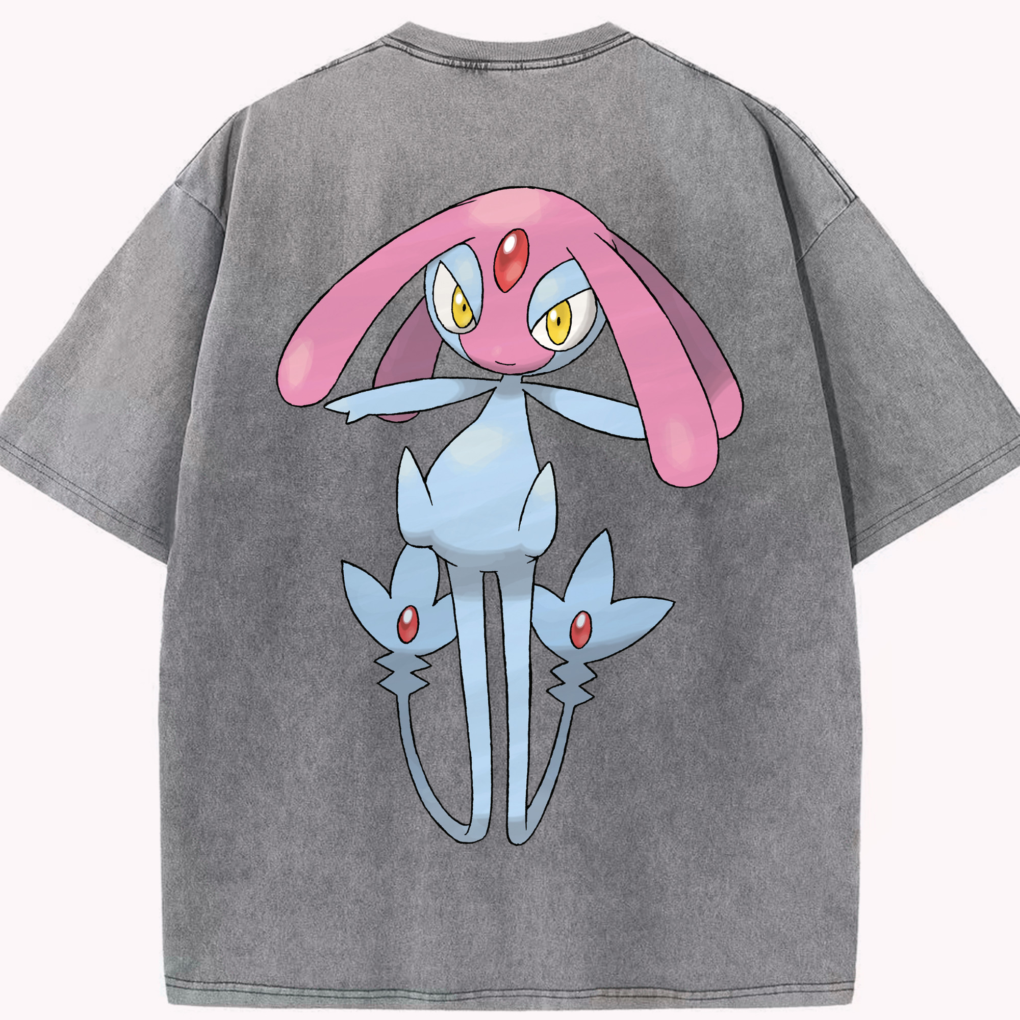 （画像用） ポケットモンスター Pokémon 綿100% ヴィンテージ風 半袖Tシャツ（背面プリント）