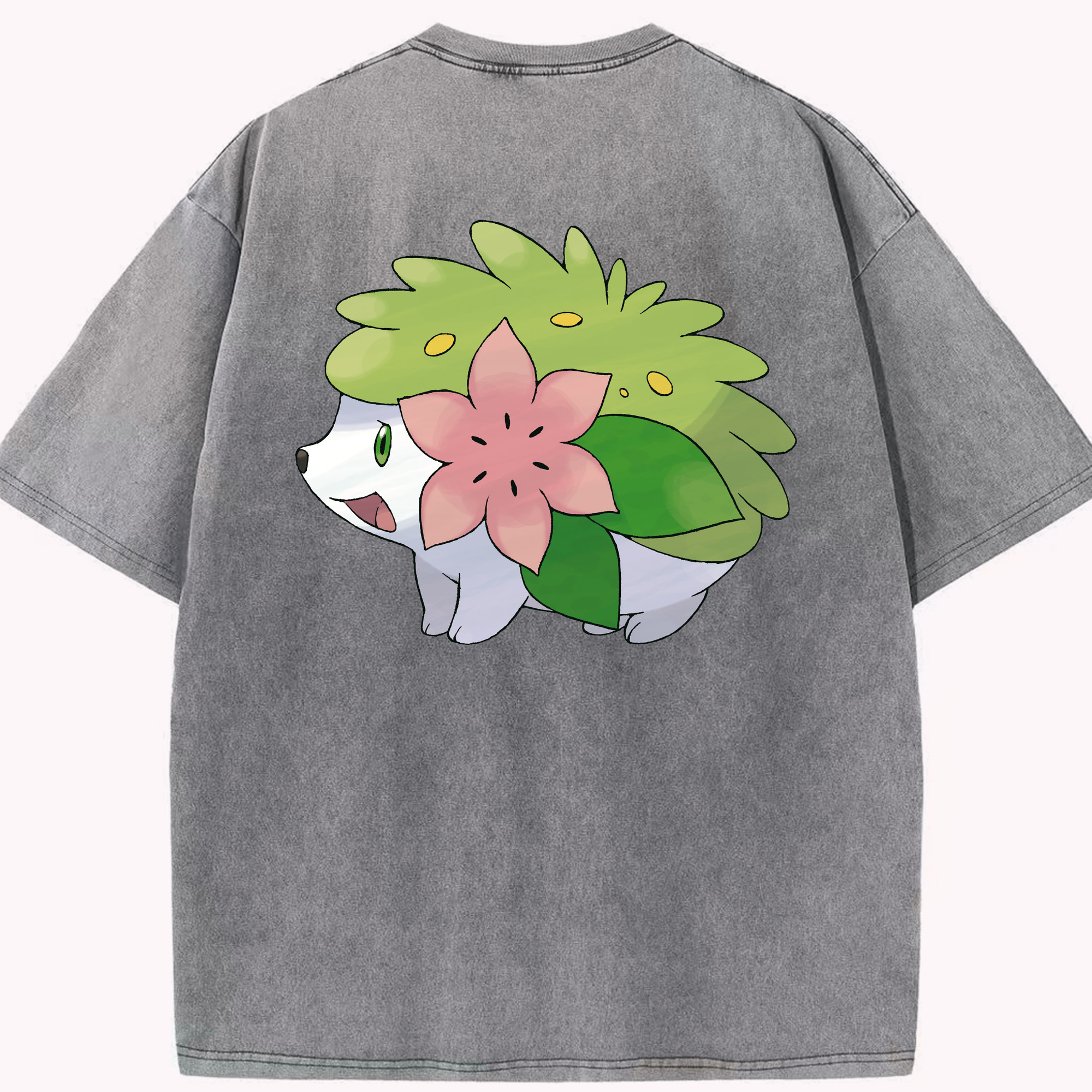 （画像用） ポケットモンスター Pokémon 綿100% ヴィンテージ風 半袖Tシャツ（背面プリント）