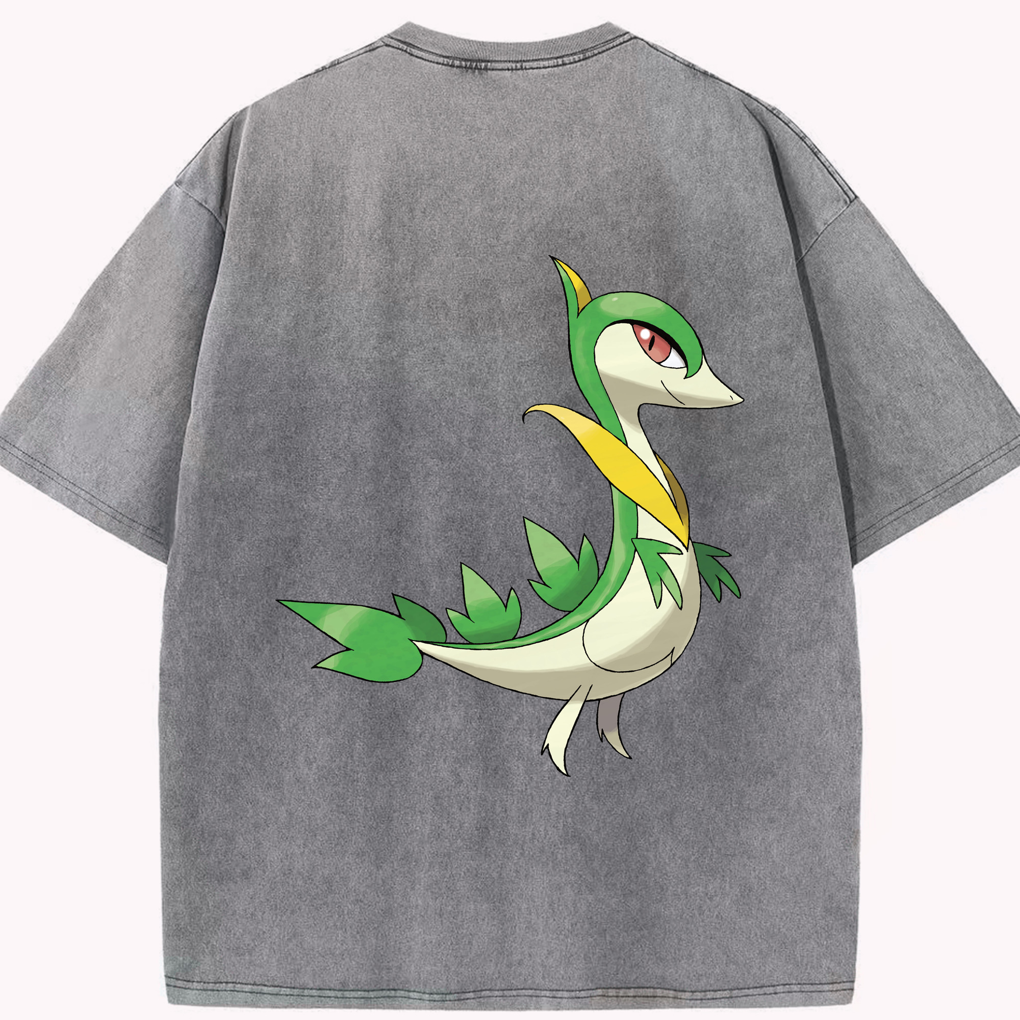 （画像用） ポケットモンスター Pokémon 綿100% ヴィンテージ風 半袖Tシャツ（背面プリント）