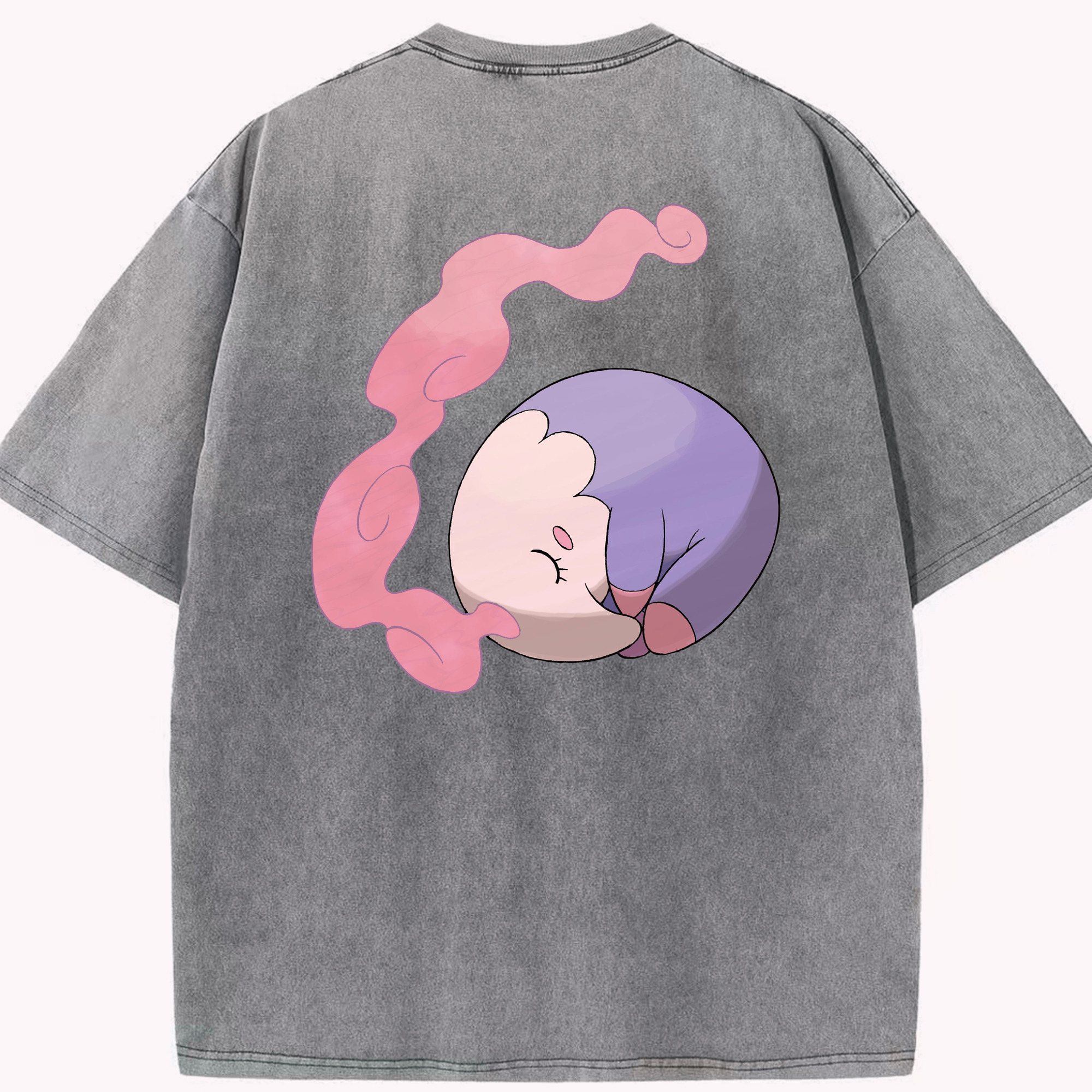 （画像用） ポケットモンスター Pokémon 綿100% ヴィンテージ風 半袖Tシャツ（背面プリント）