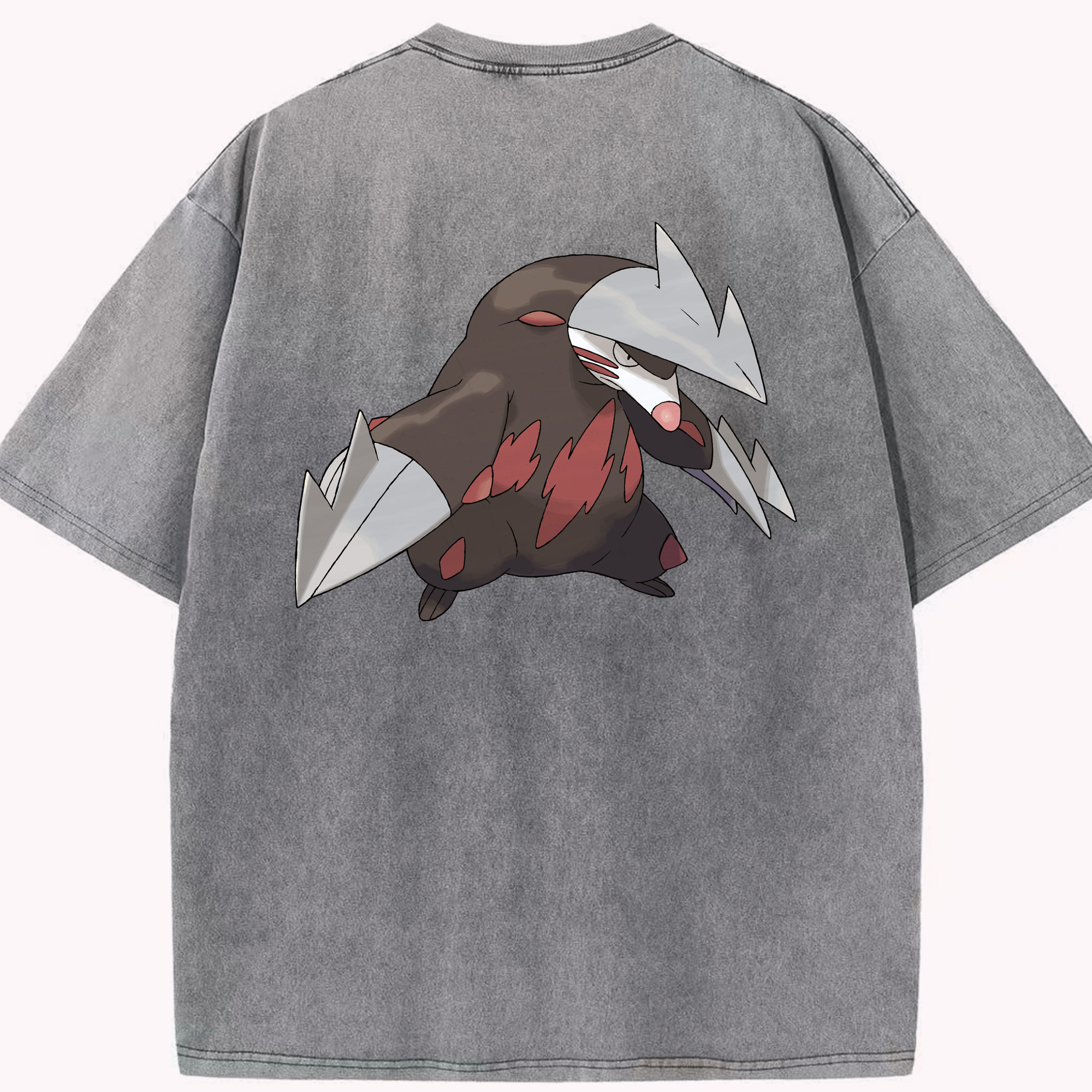 （画像用） ポケットモンスター Pokémon 綿100% ヴィンテージ風 半袖Tシャツ（背面プリント）