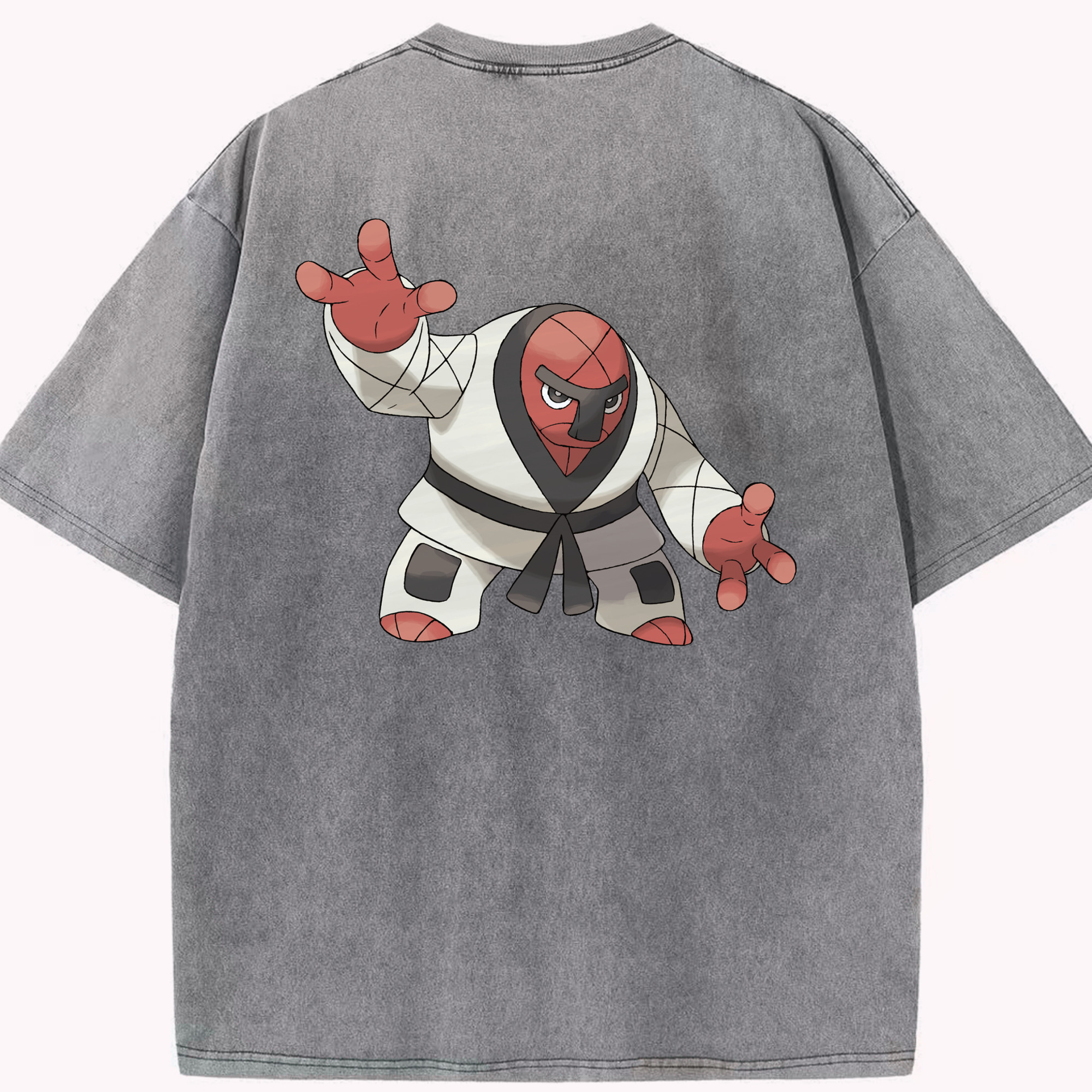 （画像用） ポケットモンスター Pokémon 綿100% ヴィンテージ風 半袖Tシャツ（背面プリント）