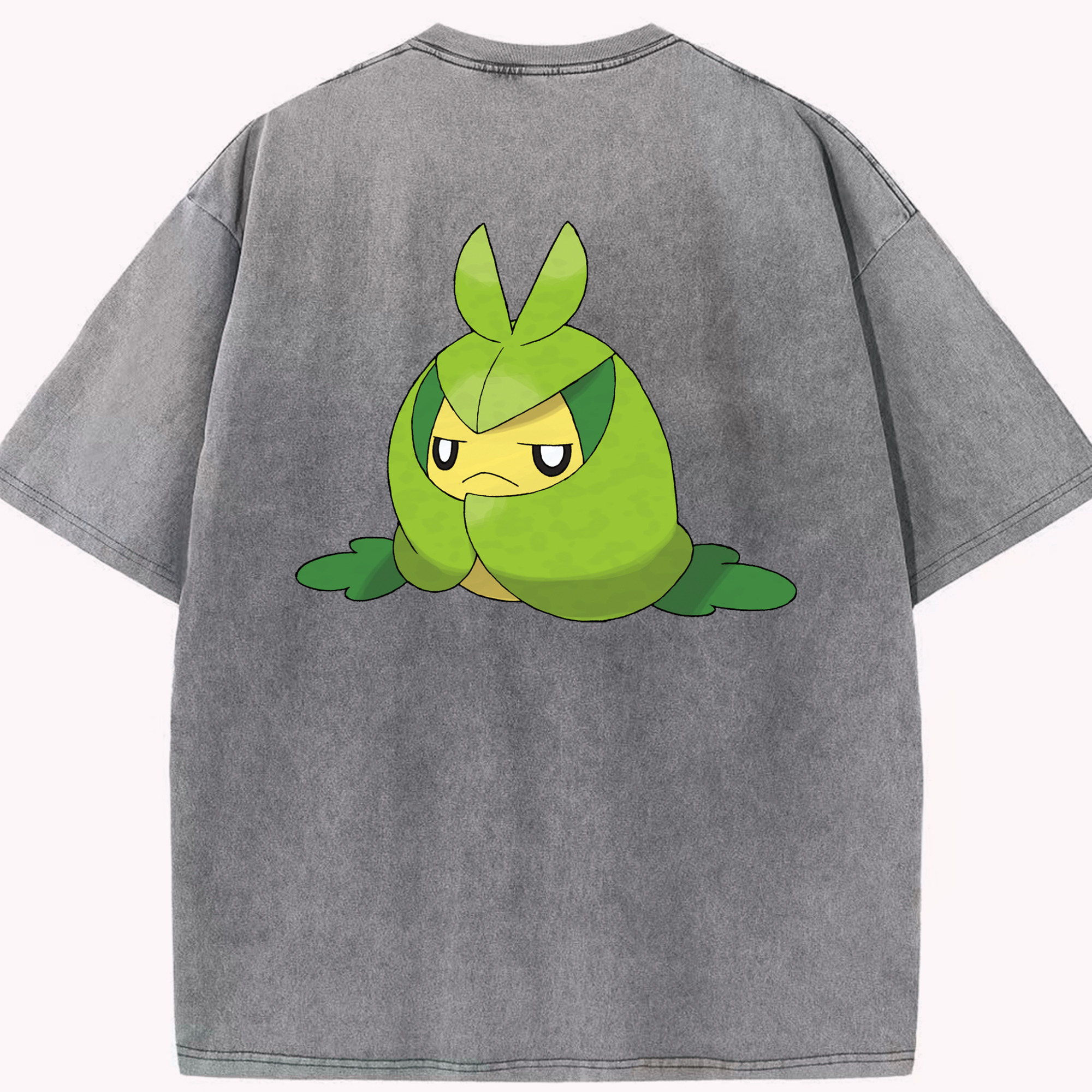 （画像用） ポケットモンスター Pokémon 綿100% ヴィンテージ風 半袖Tシャツ（背面プリント）
