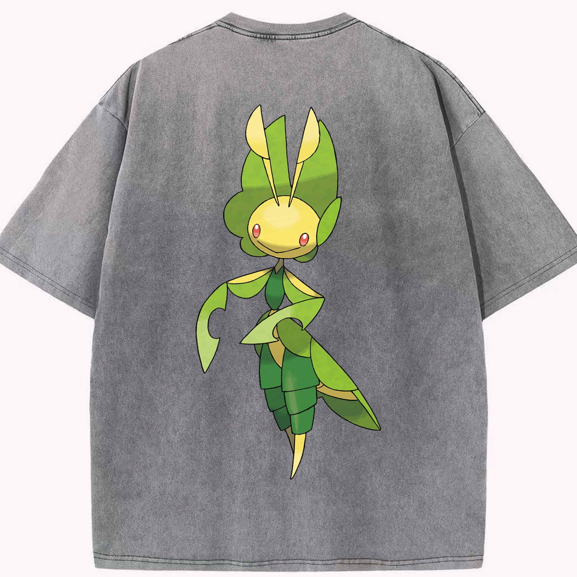 （画像用） ポケットモンスター Pokémon 綿100% ヴィンテージ風 半袖Tシャツ（背面プリント）
