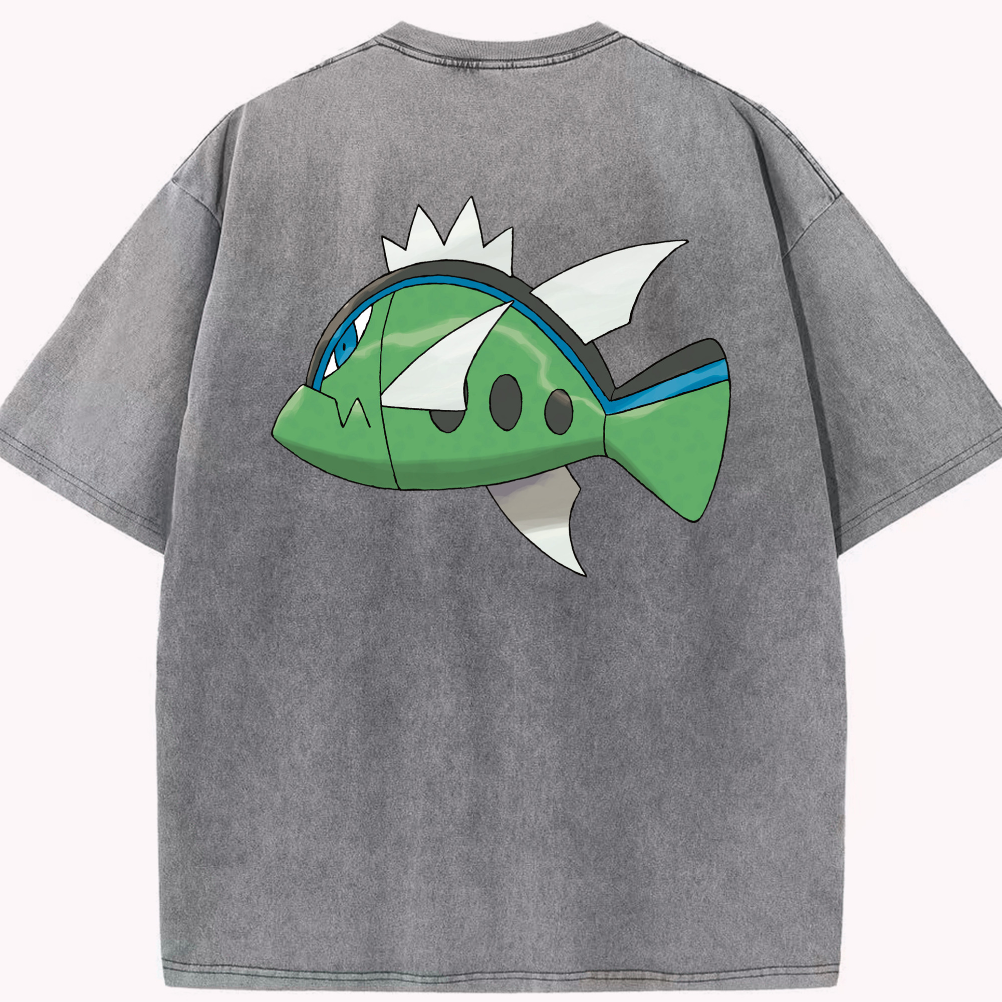 （画像用） ポケットモンスター Pokémon 綿100% ヴィンテージ風 半袖Tシャツ（背面プリント）