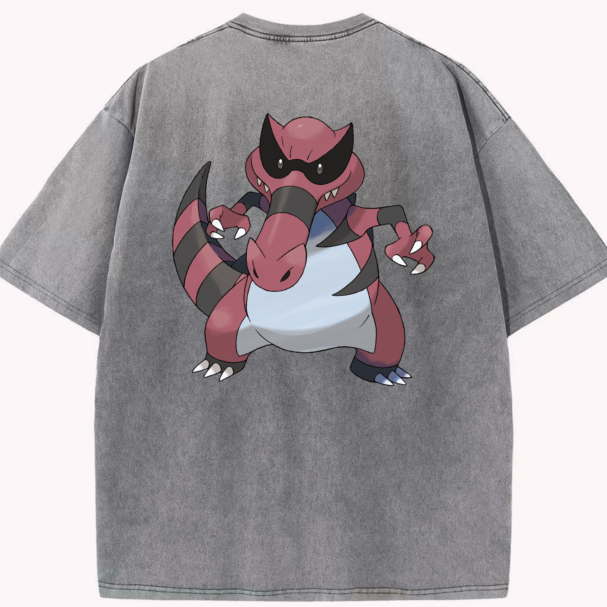 （画像用） ポケットモンスター Pokémon 綿100% ヴィンテージ風 半袖Tシャツ（背面プリント）