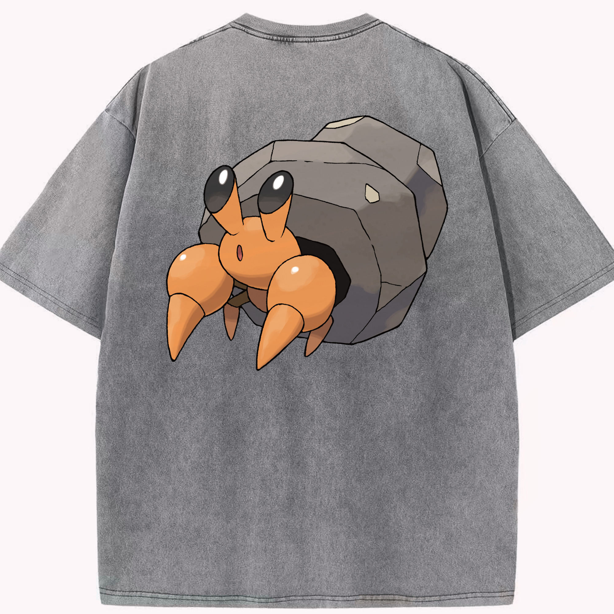 （画像用） ポケットモンスター Pokémon 綿100% ヴィンテージ風 半袖Tシャツ（背面プリント）