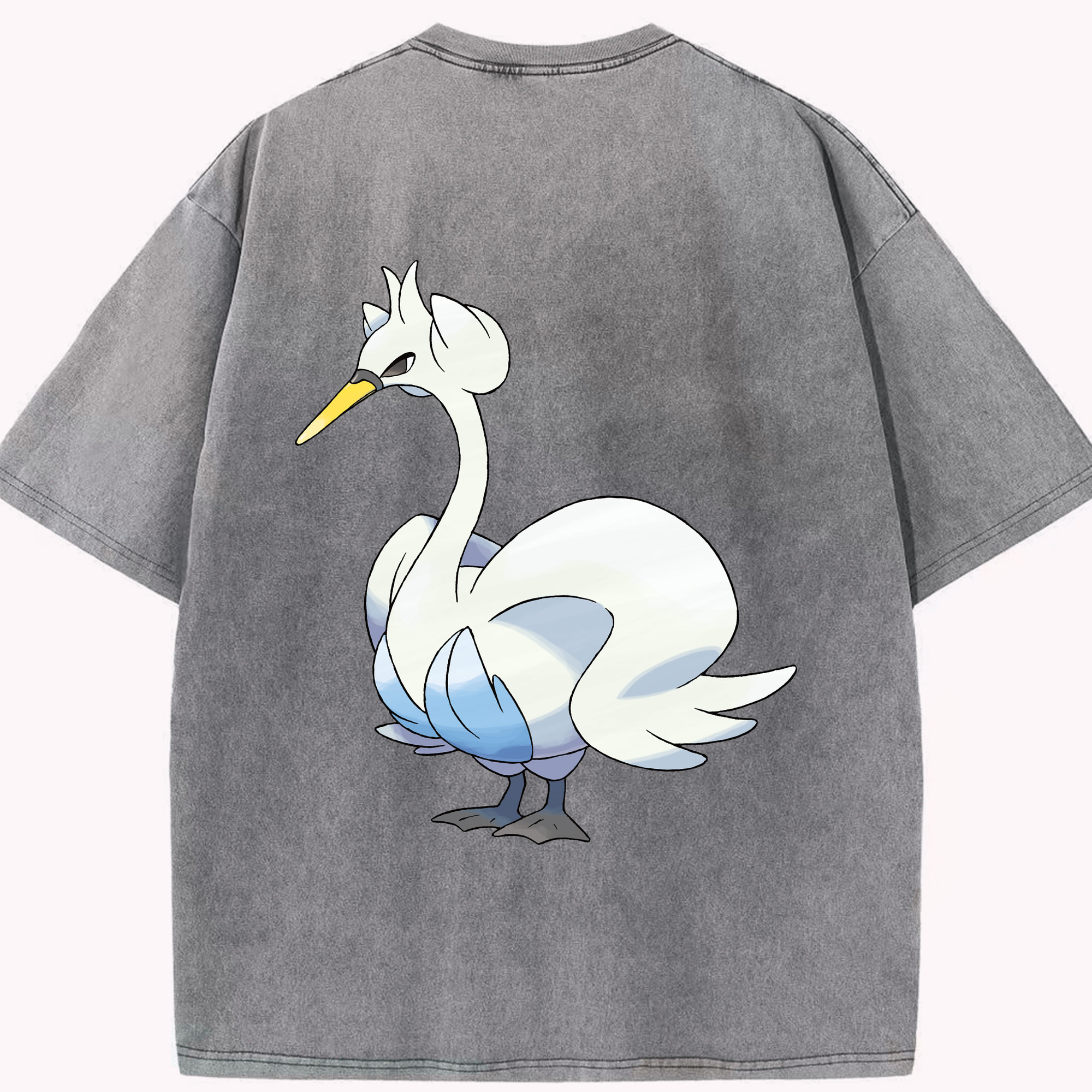 （画像用） ポケットモンスター Pokémon 綿100% ヴィンテージ風 半袖Tシャツ（背面プリント）