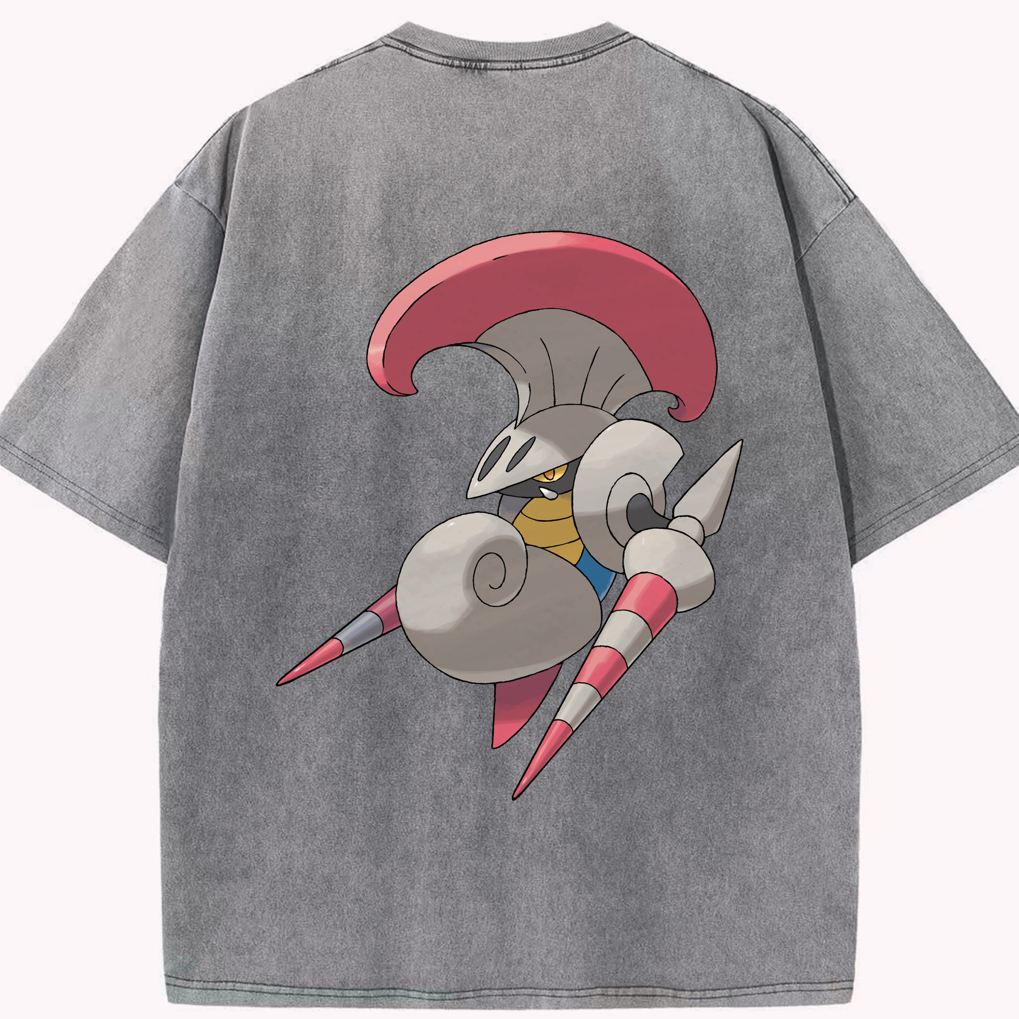 （画像用） ポケットモンスター Pokémon 綿100% ヴィンテージ風 半袖Tシャツ（背面プリント）
