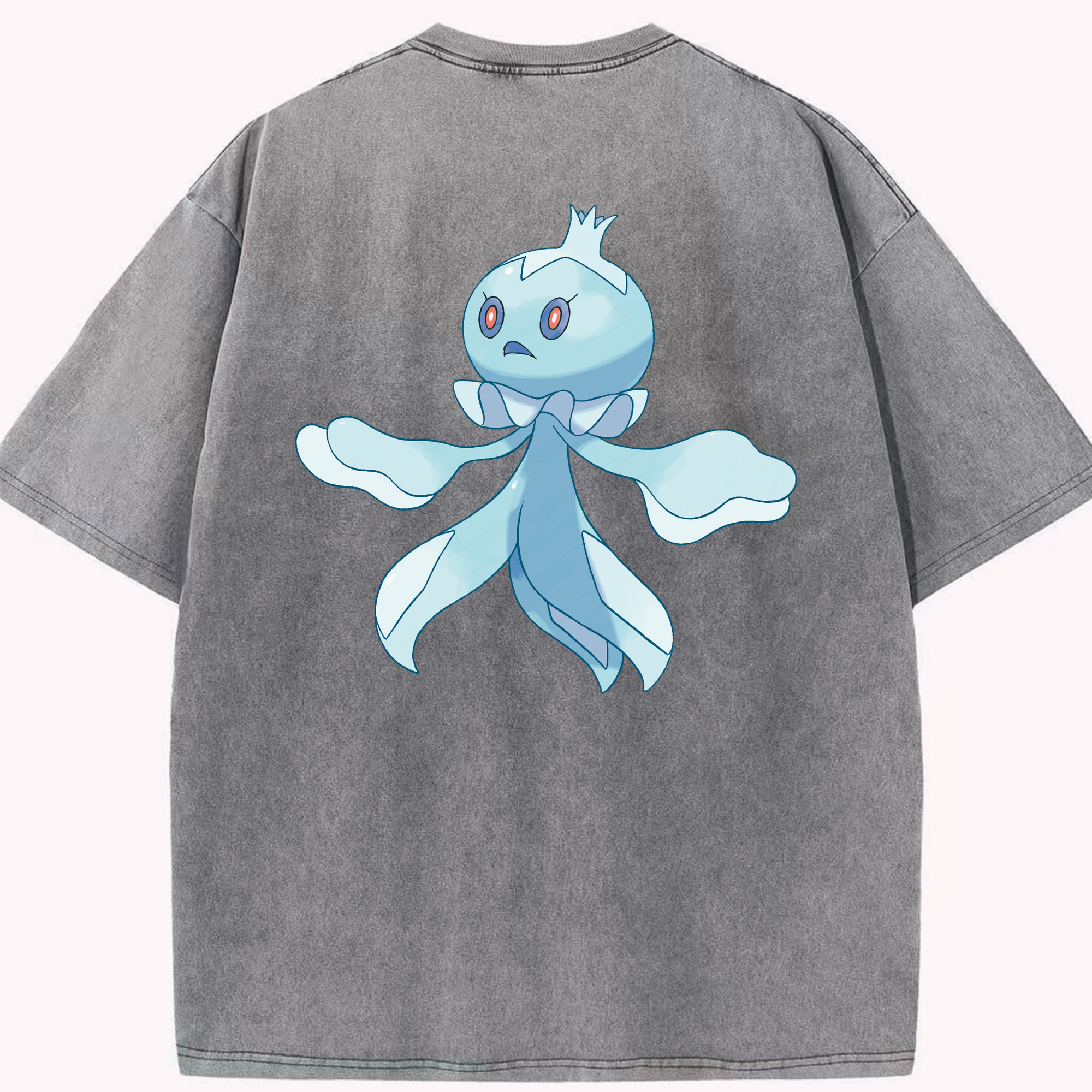 （画像用） ポケットモンスター Pokémon 綿100% ヴィンテージ風 半袖Tシャツ（背面プリント）
