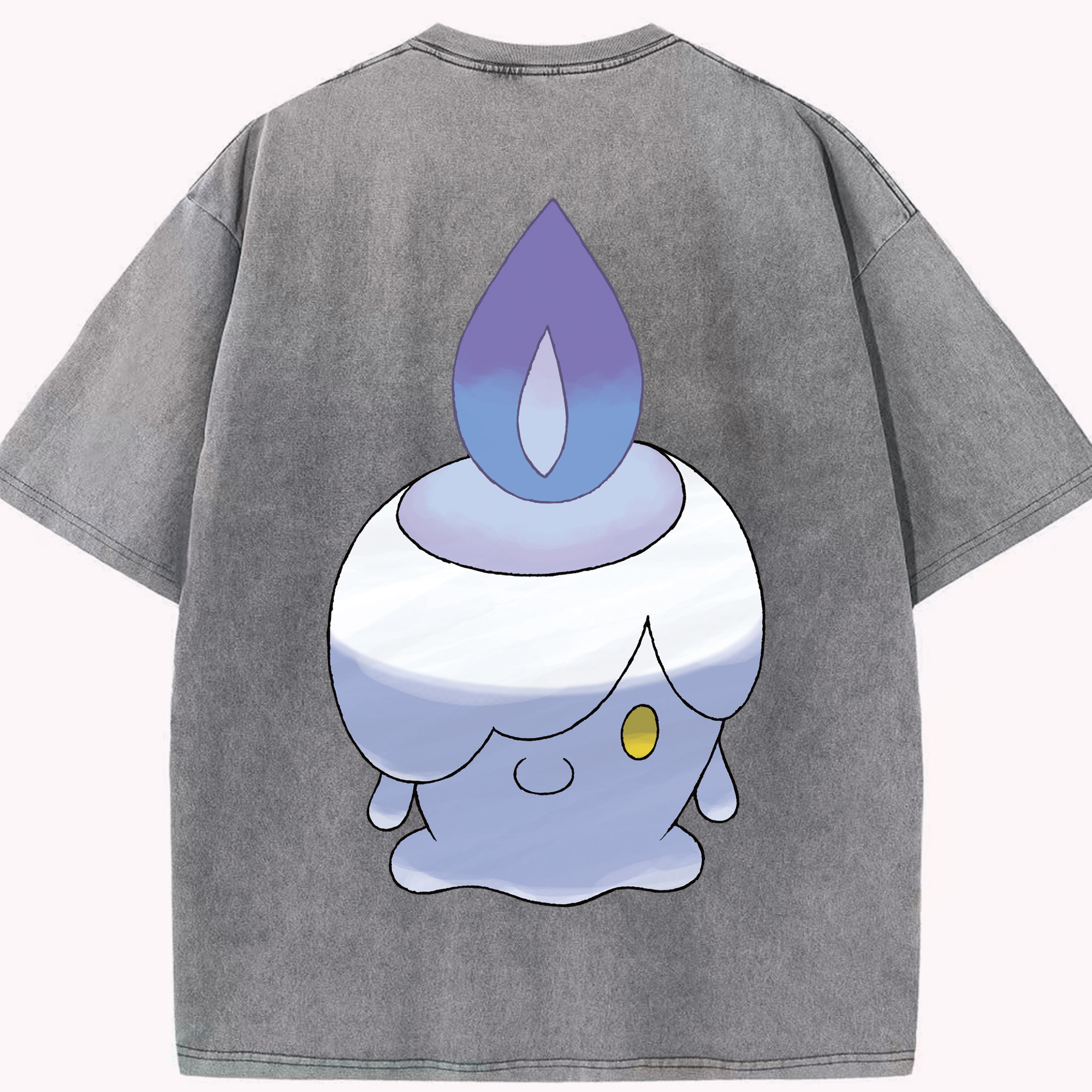 （画像用） ポケットモンスター Pokémon 綿100% ヴィンテージ風 半袖Tシャツ（背面プリント）
