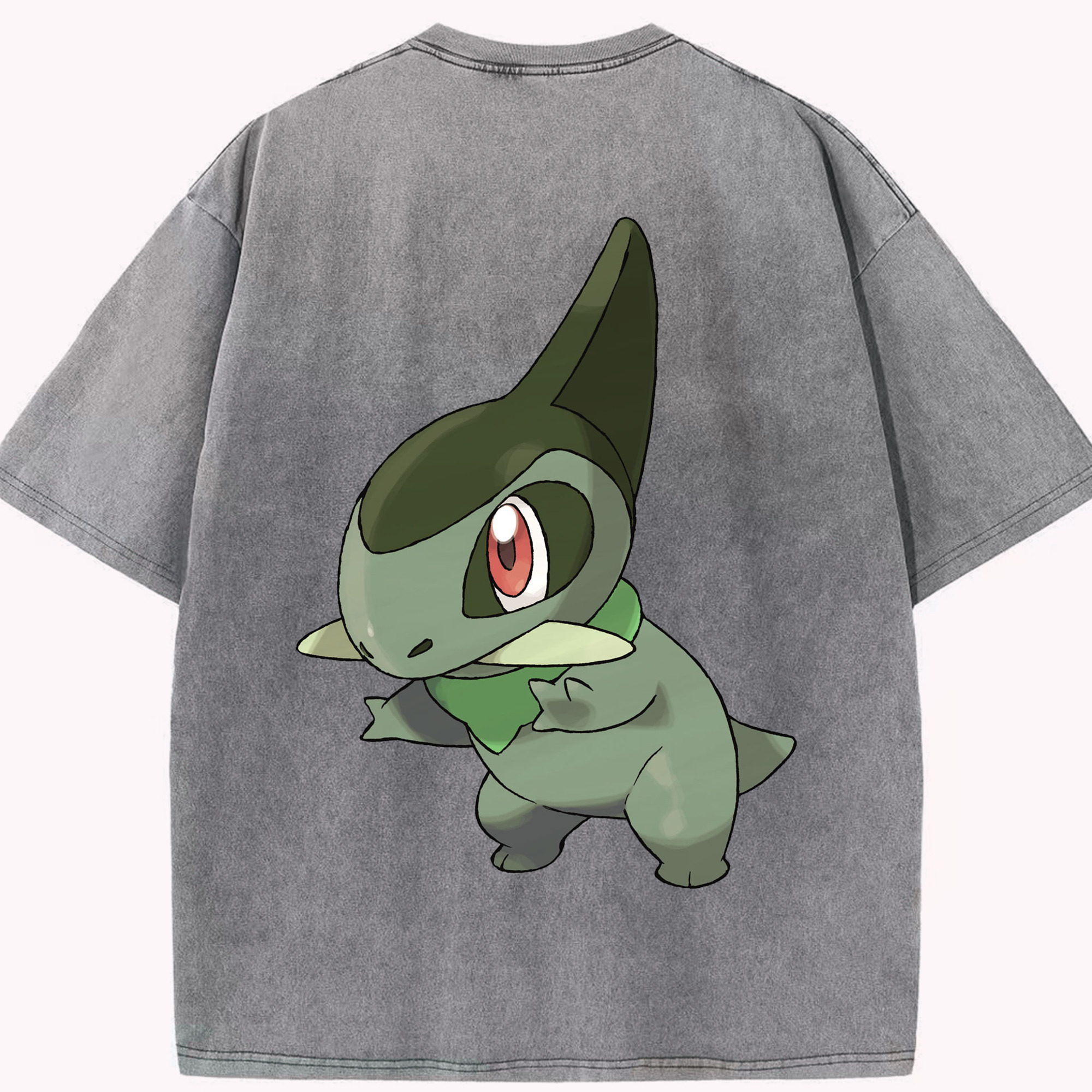 （画像用） ポケットモンスター Pokémon 綿100% ヴィンテージ風 半袖Tシャツ（背面プリント）