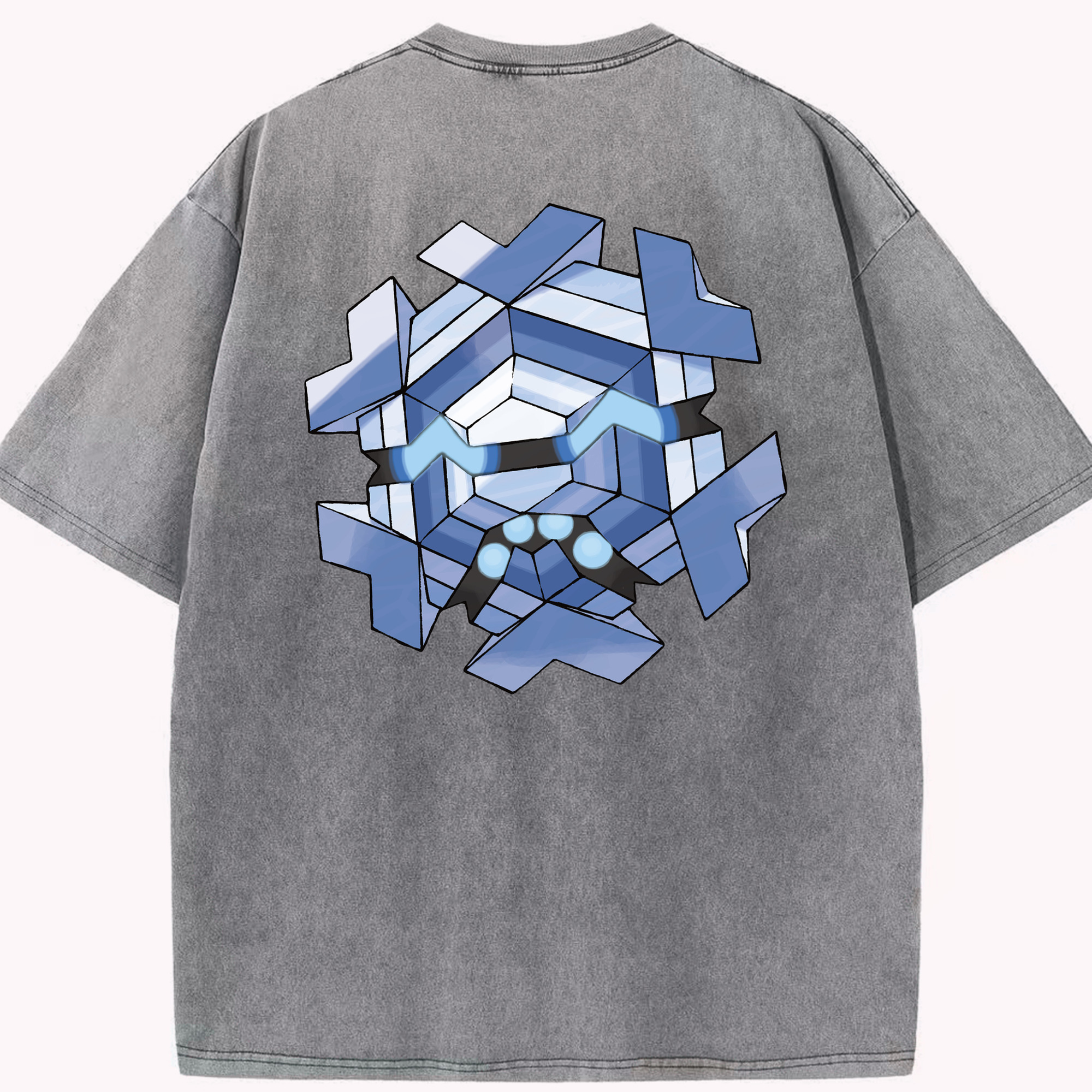 （画像用） ポケットモンスター Pokémon 綿100% ヴィンテージ風 半袖Tシャツ（背面プリント）
