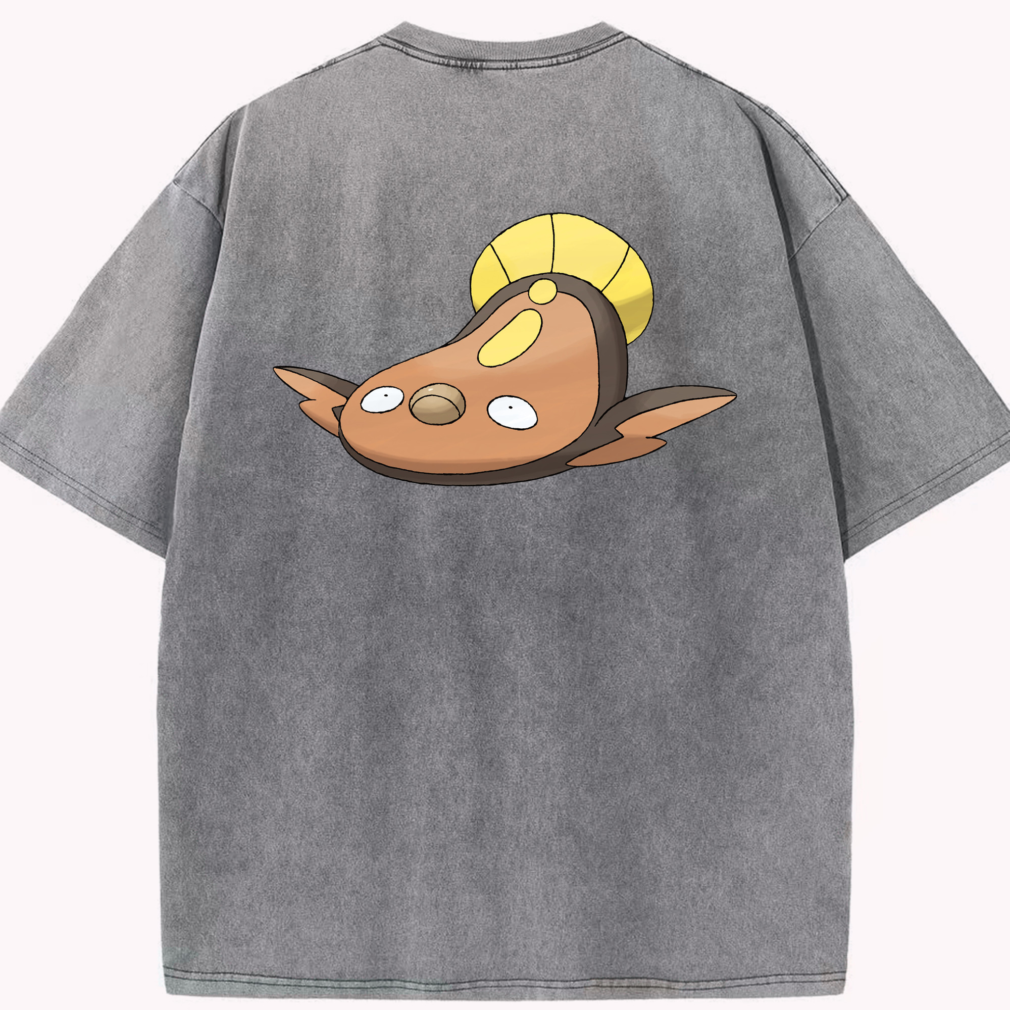 （画像用） ポケットモンスター Pokémon 綿100% ヴィンテージ風 半袖Tシャツ（背面プリント）