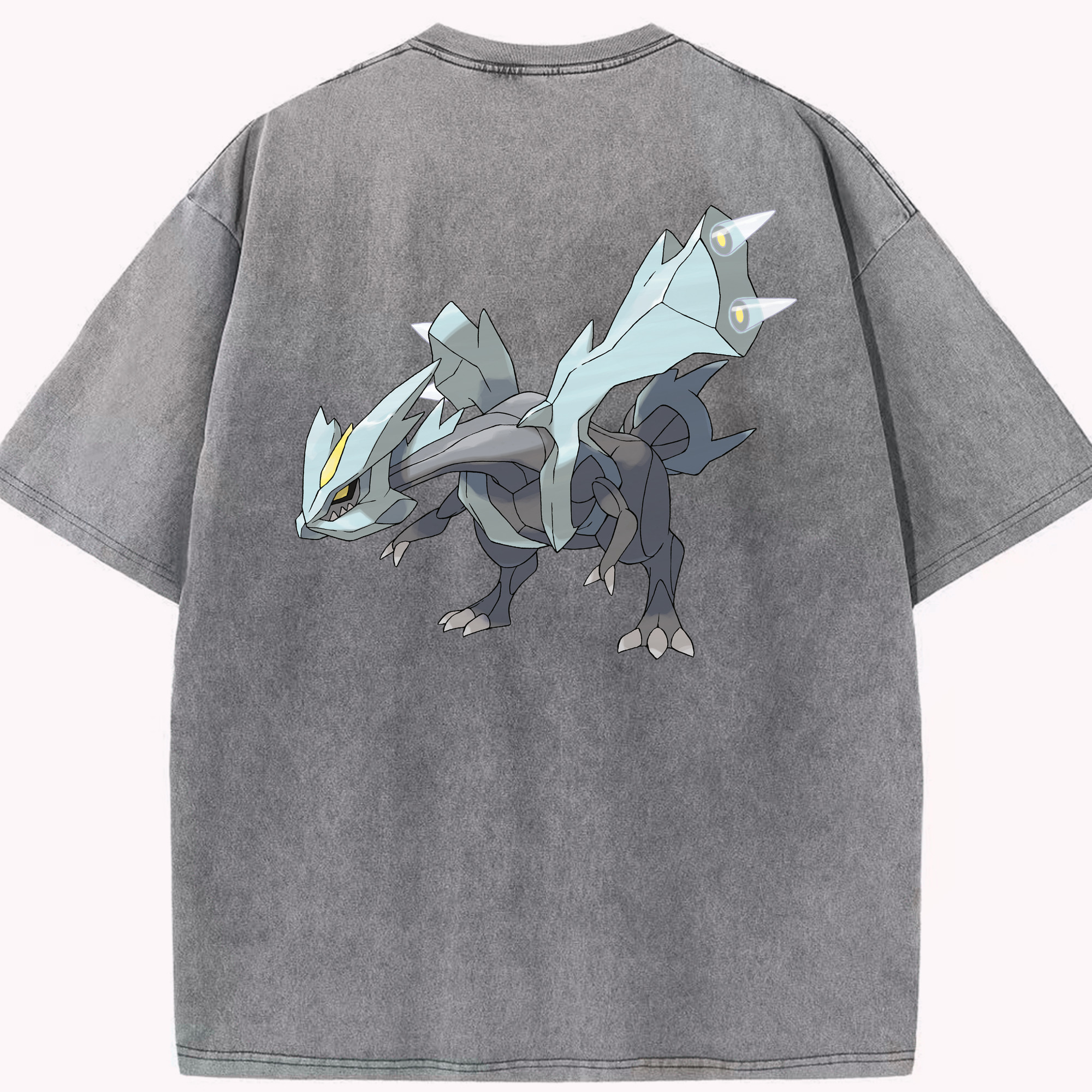 （画像用） ポケットモンスター Pokémon 綿100% ヴィンテージ風 半袖Tシャツ（背面プリント）
