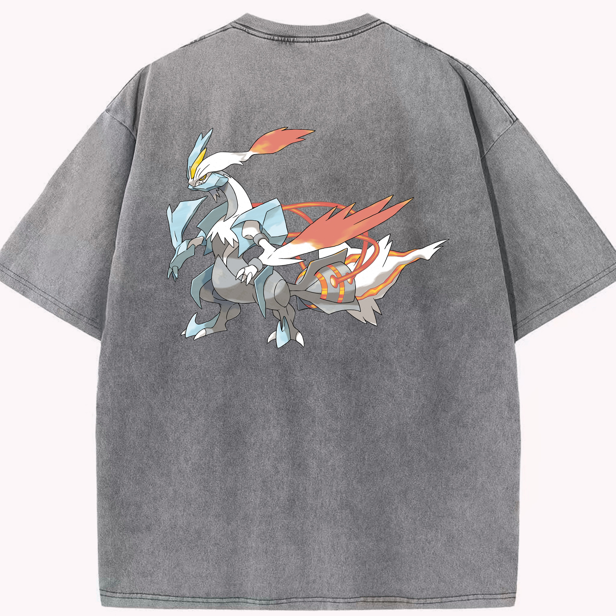 （画像用） ポケットモンスター Pokémon 綿100% ヴィンテージ風 半袖Tシャツ（背面プリント）