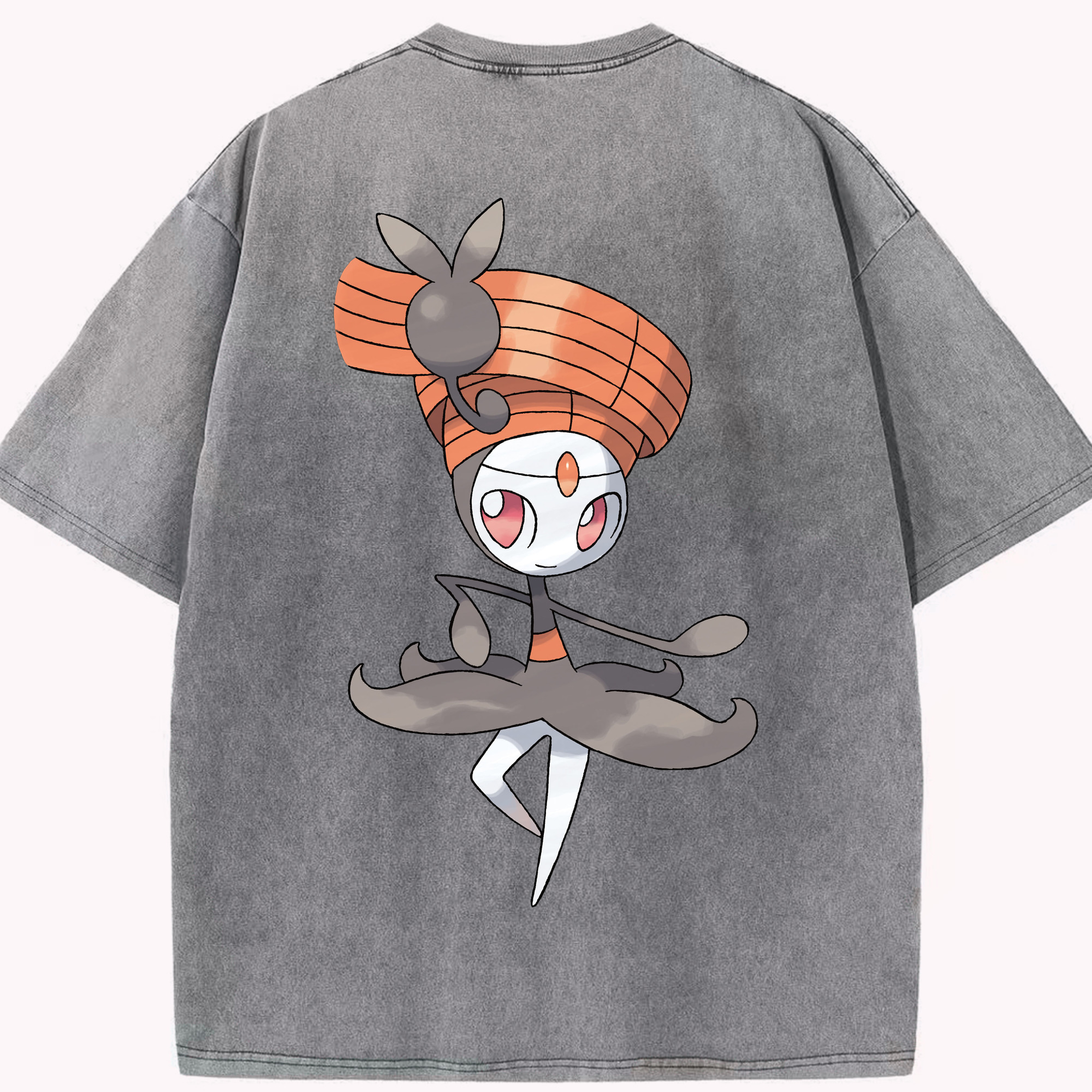 （画像用） ポケットモンスター Pokémon 綿100% ヴィンテージ風 半袖Tシャツ（背面プリント）