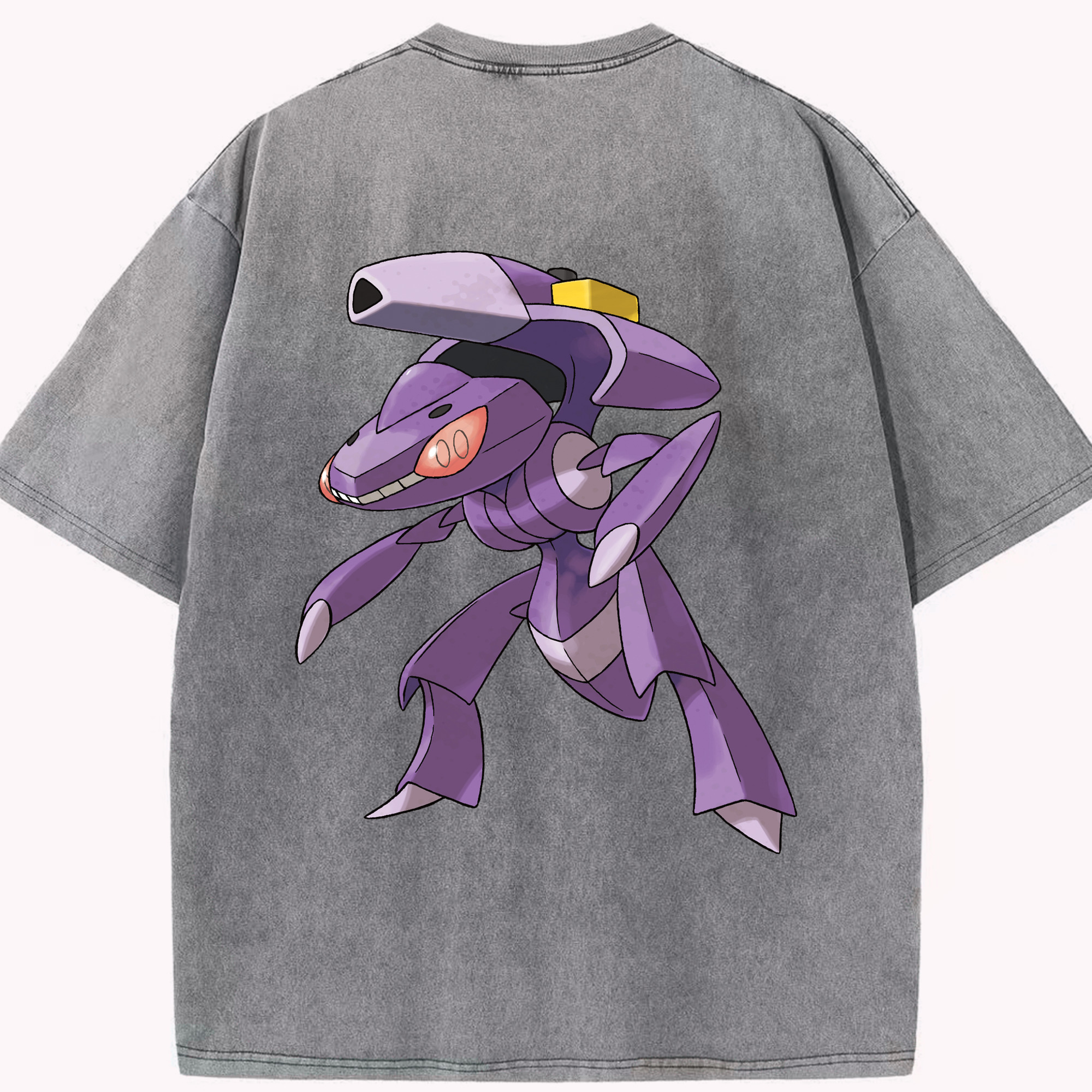 （画像用） ポケットモンスター Pokémon 綿100% ヴィンテージ風 半袖Tシャツ（背面プリント）