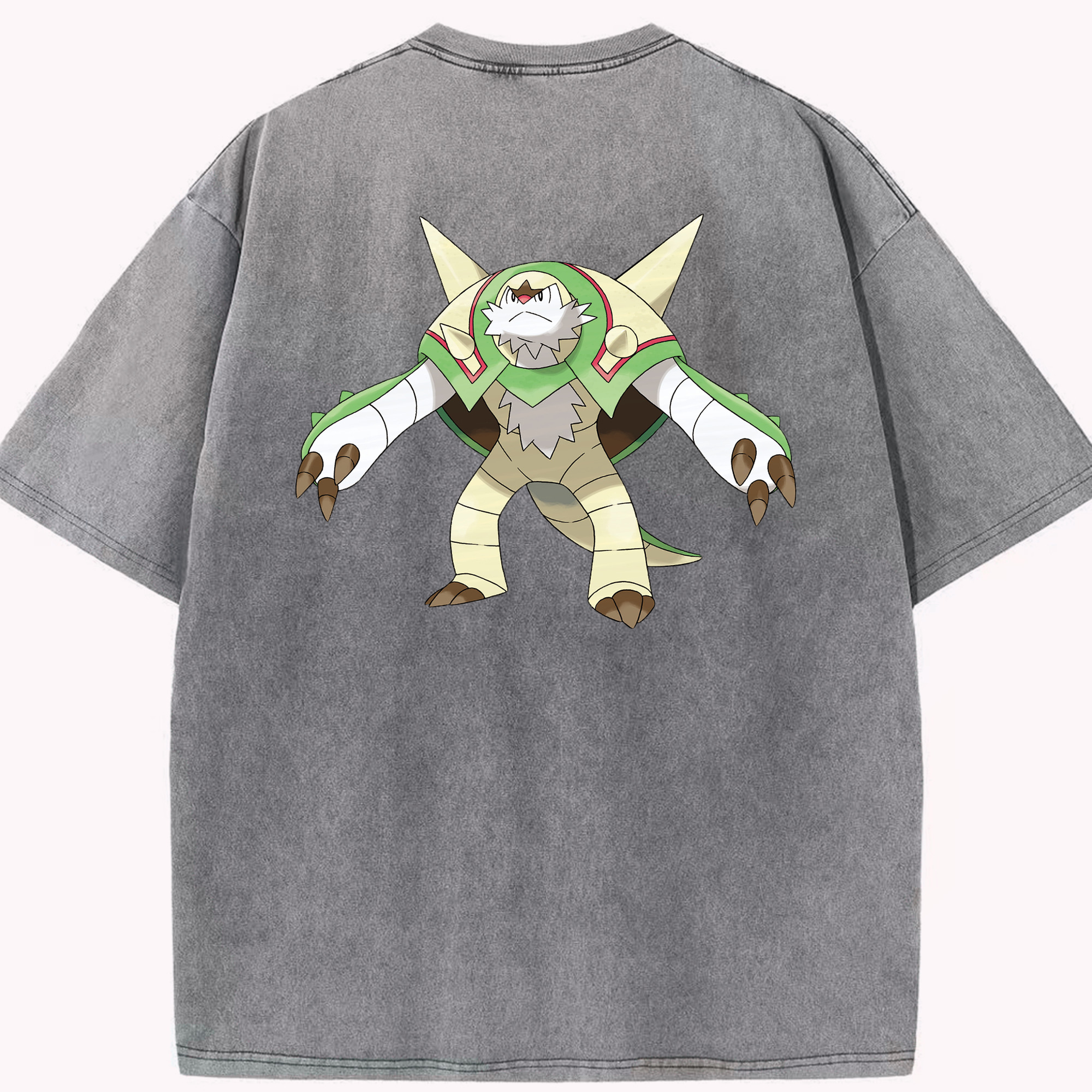 （画像用） ポケットモンスター Pokémon 綿100% ヴィンテージ風 半袖Tシャツ（背面プリント）