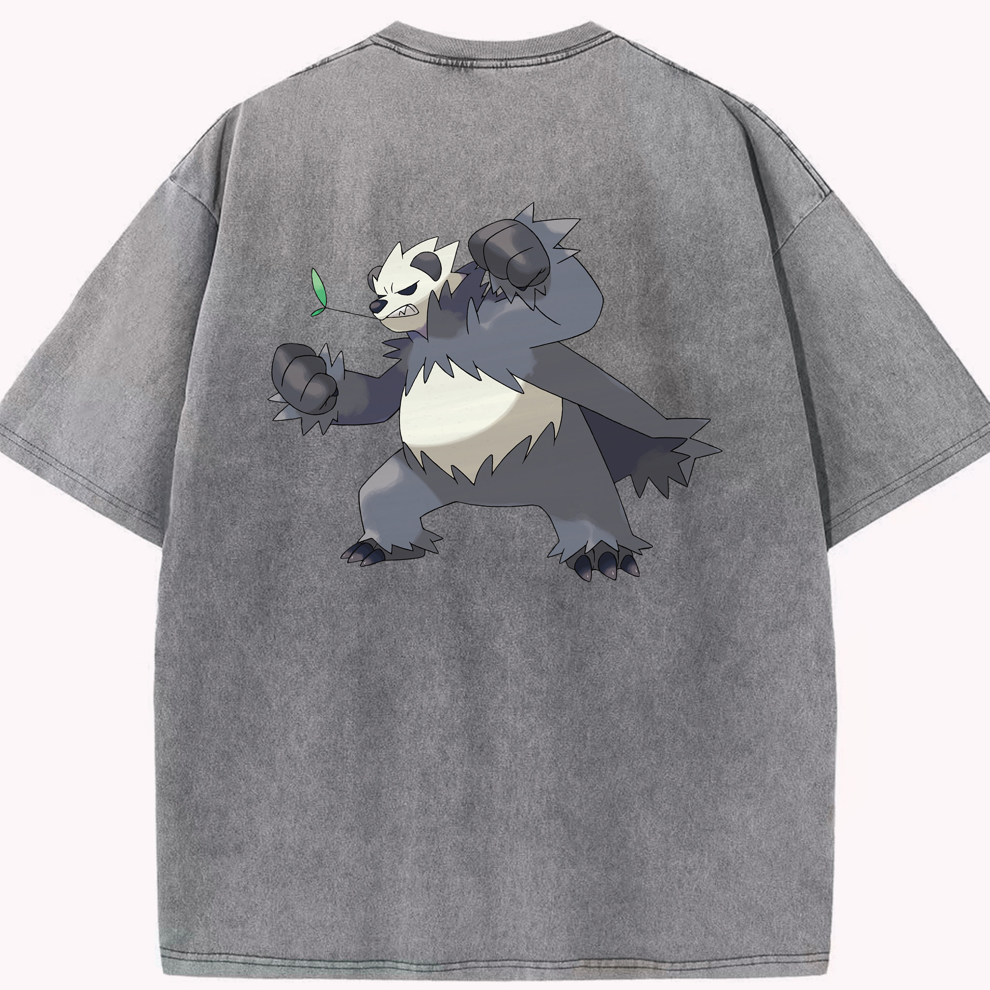 （画像用） ポケットモンスター Pokémon 綿100% ヴィンテージ風 半袖Tシャツ（背面プリント）
