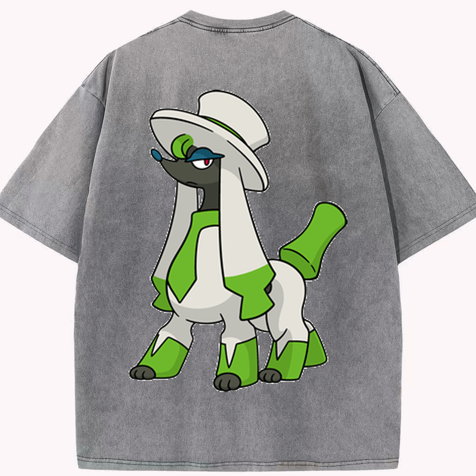 （画像用） ポケットモンスター Pokémon 綿100% ヴィンテージ風 半袖Tシャツ（背面プリント）