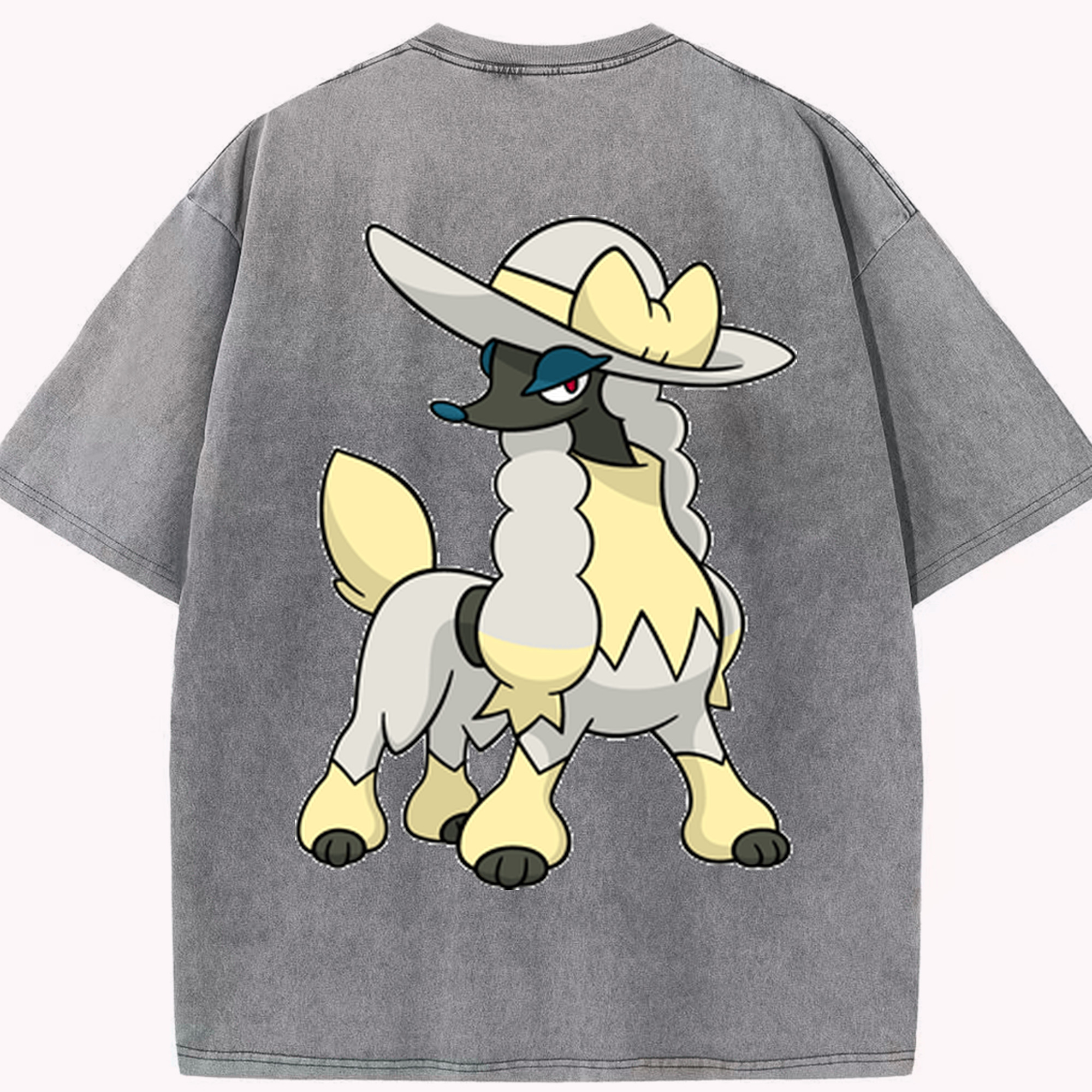 （画像用） ポケットモンスター Pokémon 綿100% ヴィンテージ風 半袖Tシャツ（背面プリント）