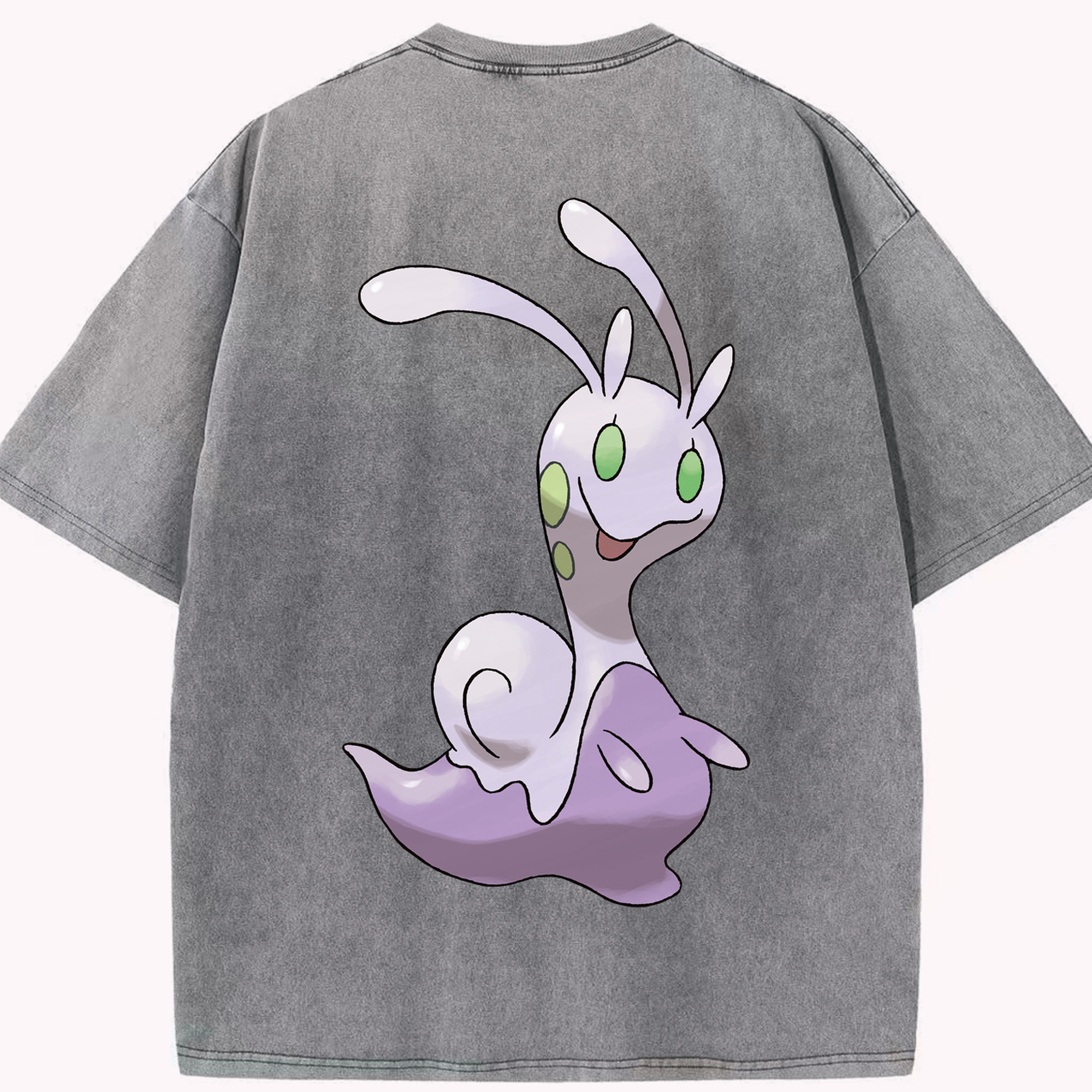 （画像用） ポケットモンスター Pokémon 綿100% ヴィンテージ風 半袖Tシャツ（背面プリント）