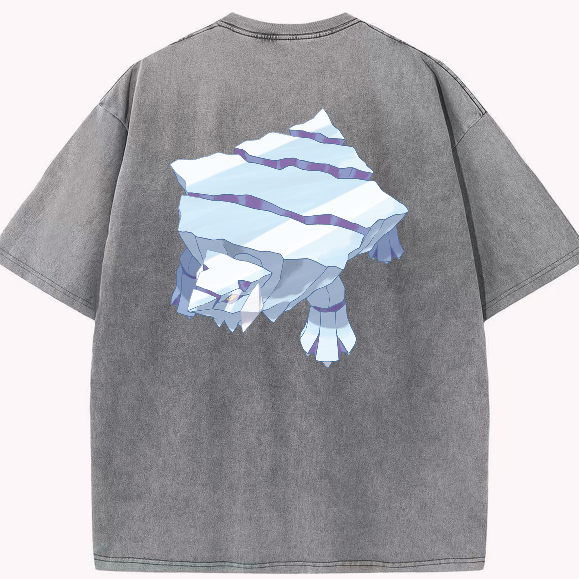 （画像用） ポケットモンスター Pokémon 綿100% ヴィンテージ風 半袖Tシャツ（背面プリント）
