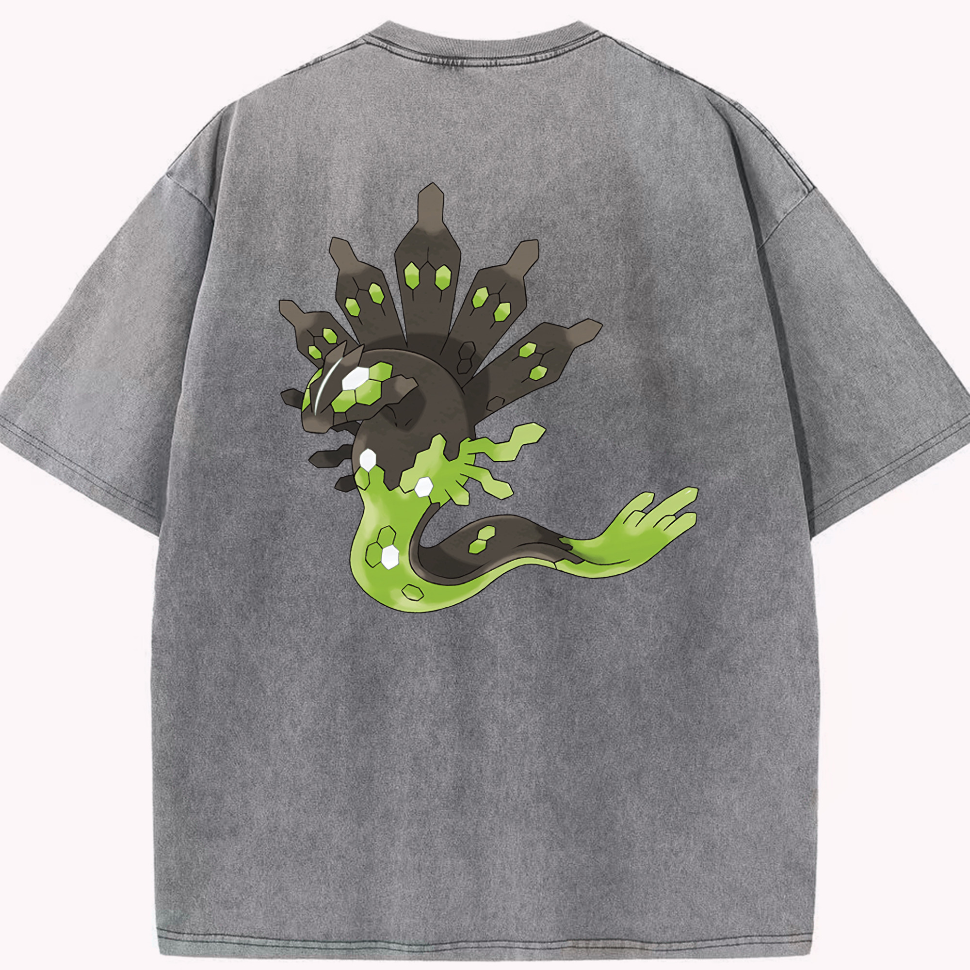 （画像用） ポケットモンスター Pokémon 綿100% ヴィンテージ風 半袖Tシャツ（背面プリント）
