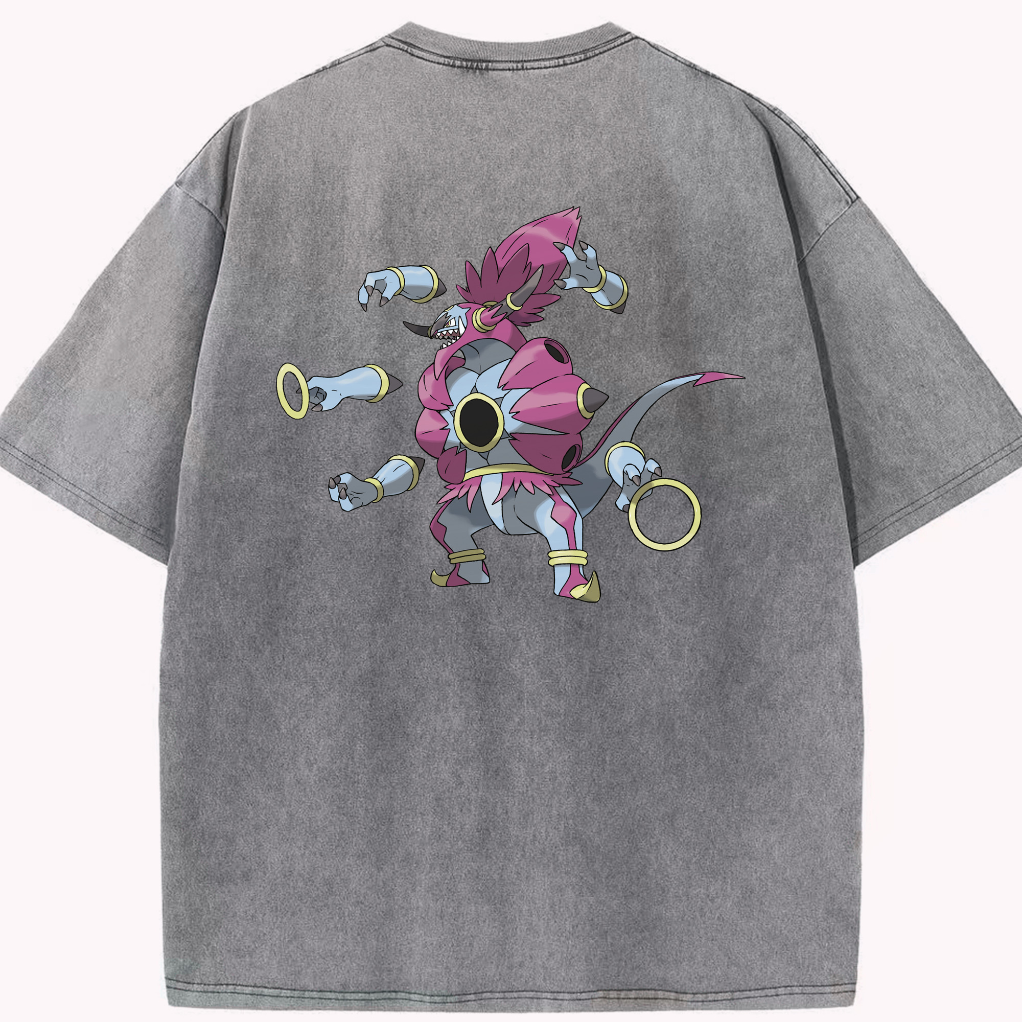 （画像用） ポケットモンスター Pokémon 綿100% ヴィンテージ風 半袖Tシャツ（背面プリント）