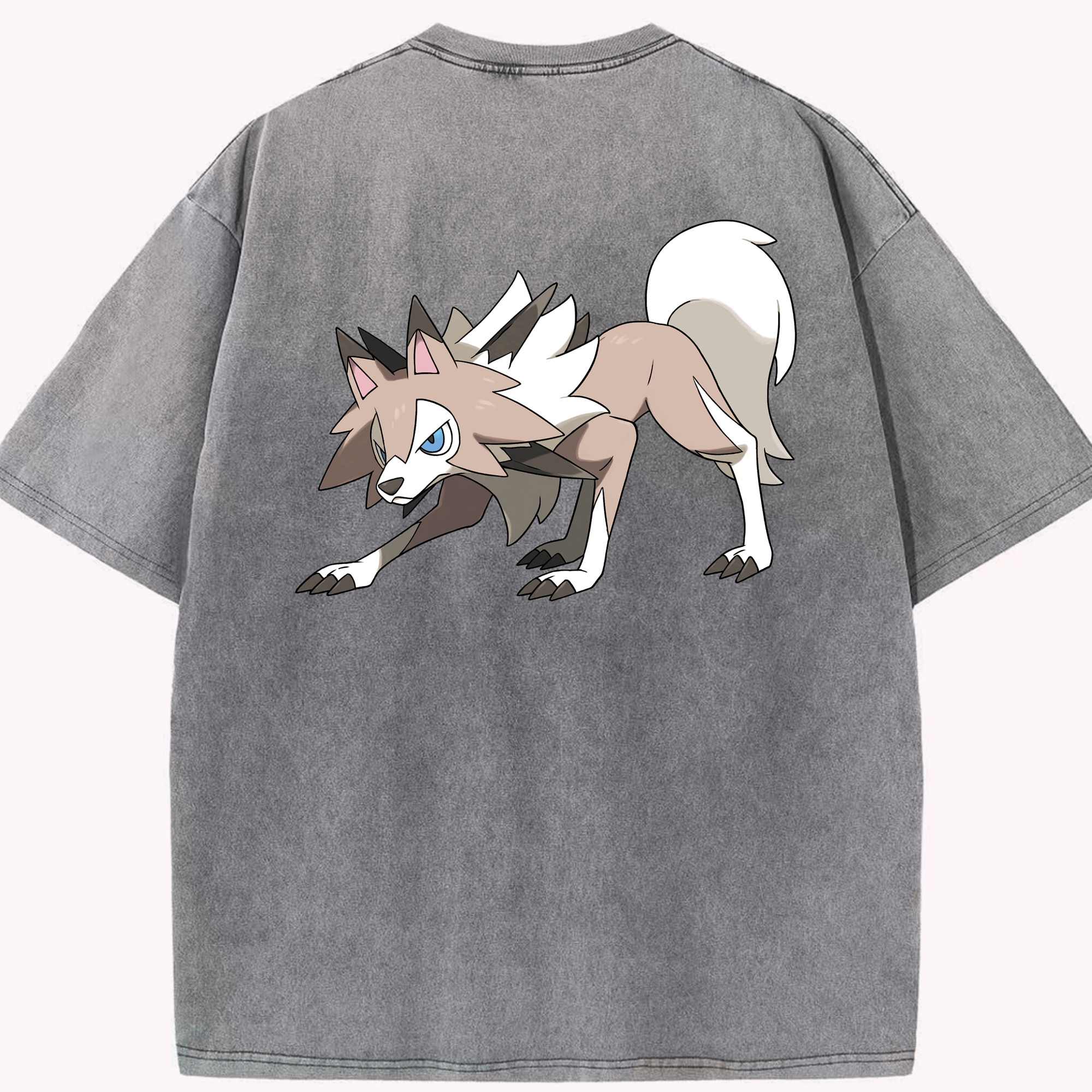 （画像用） ポケットモンスター Pokémon 綿100% ヴィンテージ風 半袖Tシャツ（背面プリント）