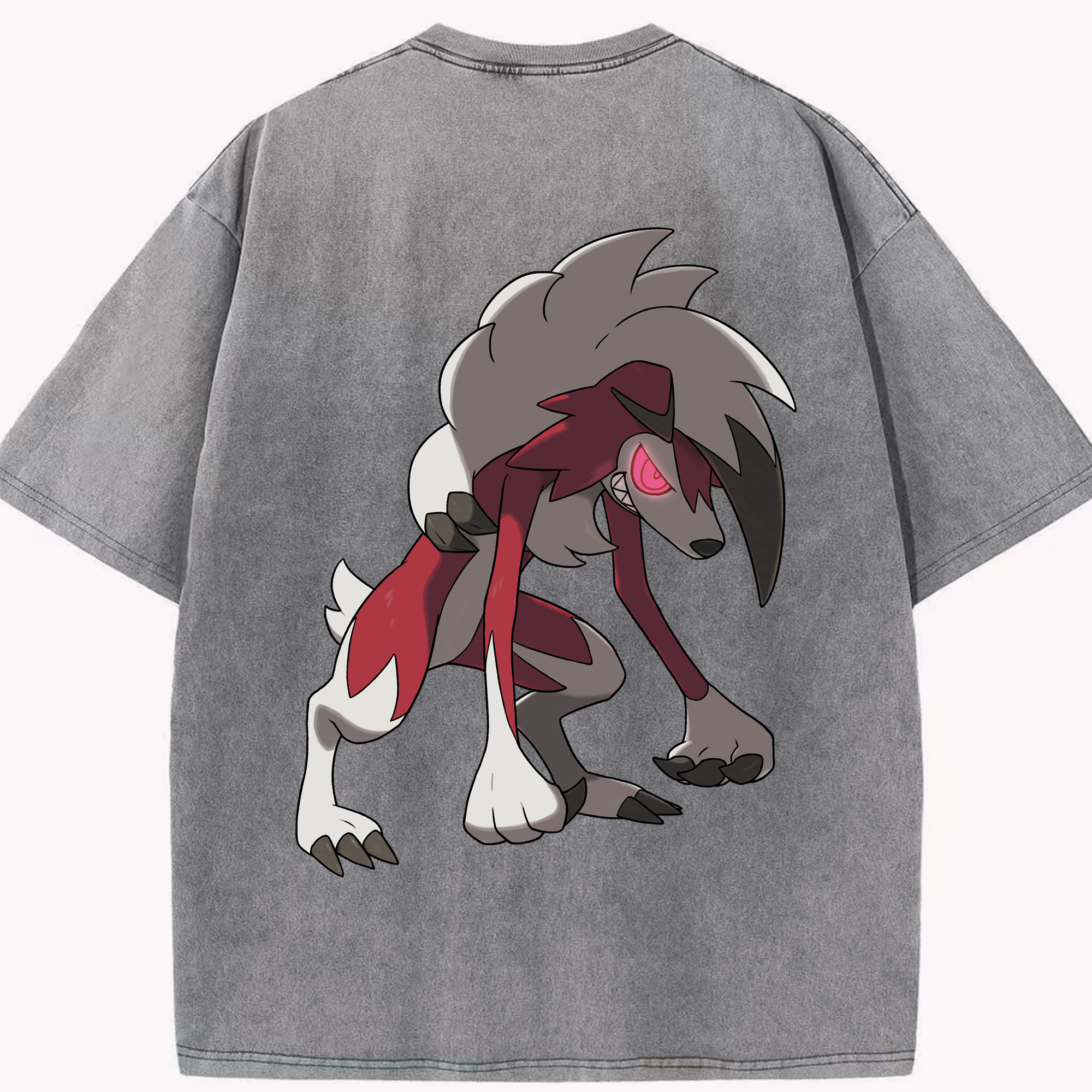 （画像用） ポケットモンスター Pokémon 綿100% ヴィンテージ風 半袖Tシャツ（背面プリント）