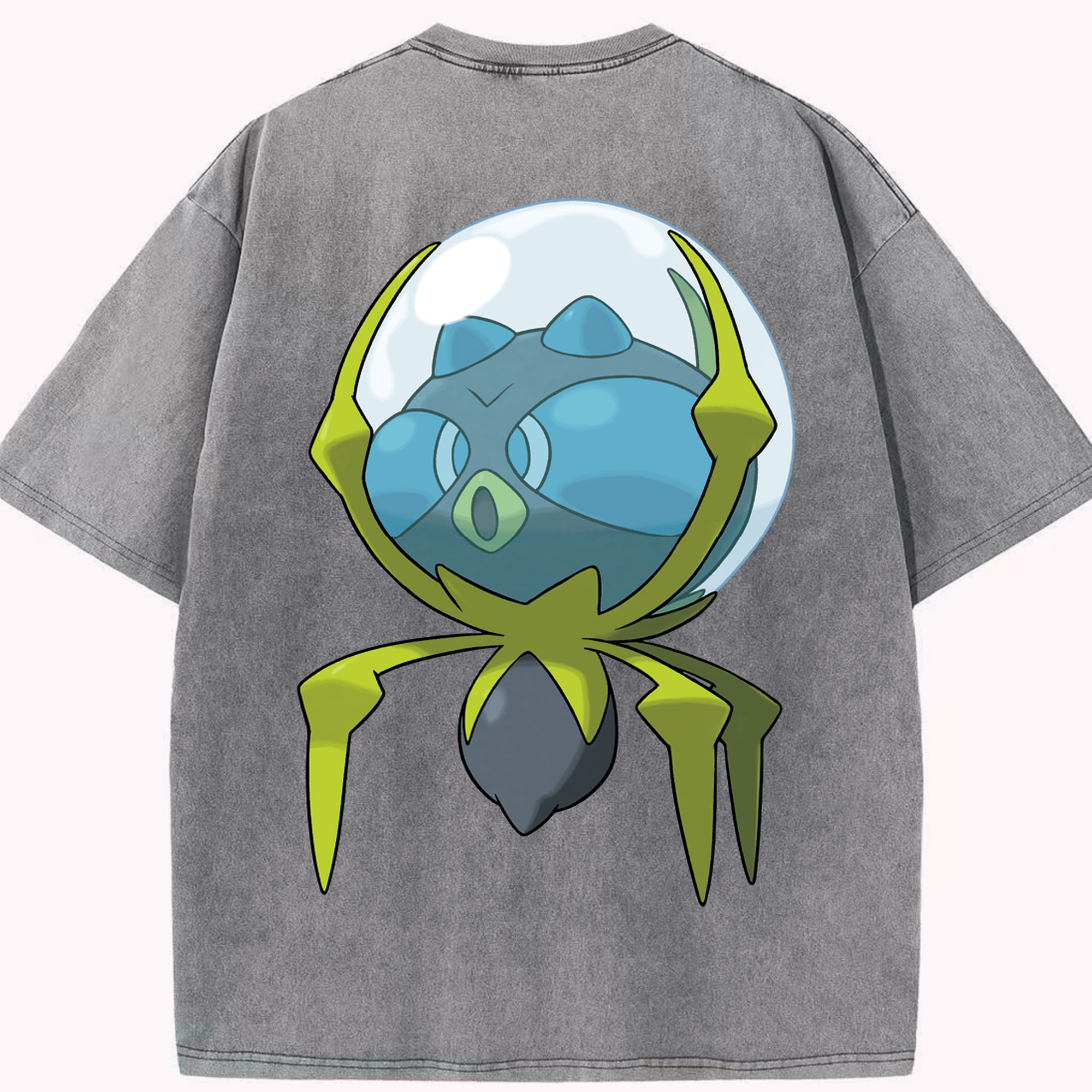 （画像用） ポケットモンスター Pokémon 綿100% ヴィンテージ風 半袖Tシャツ（背面プリント）