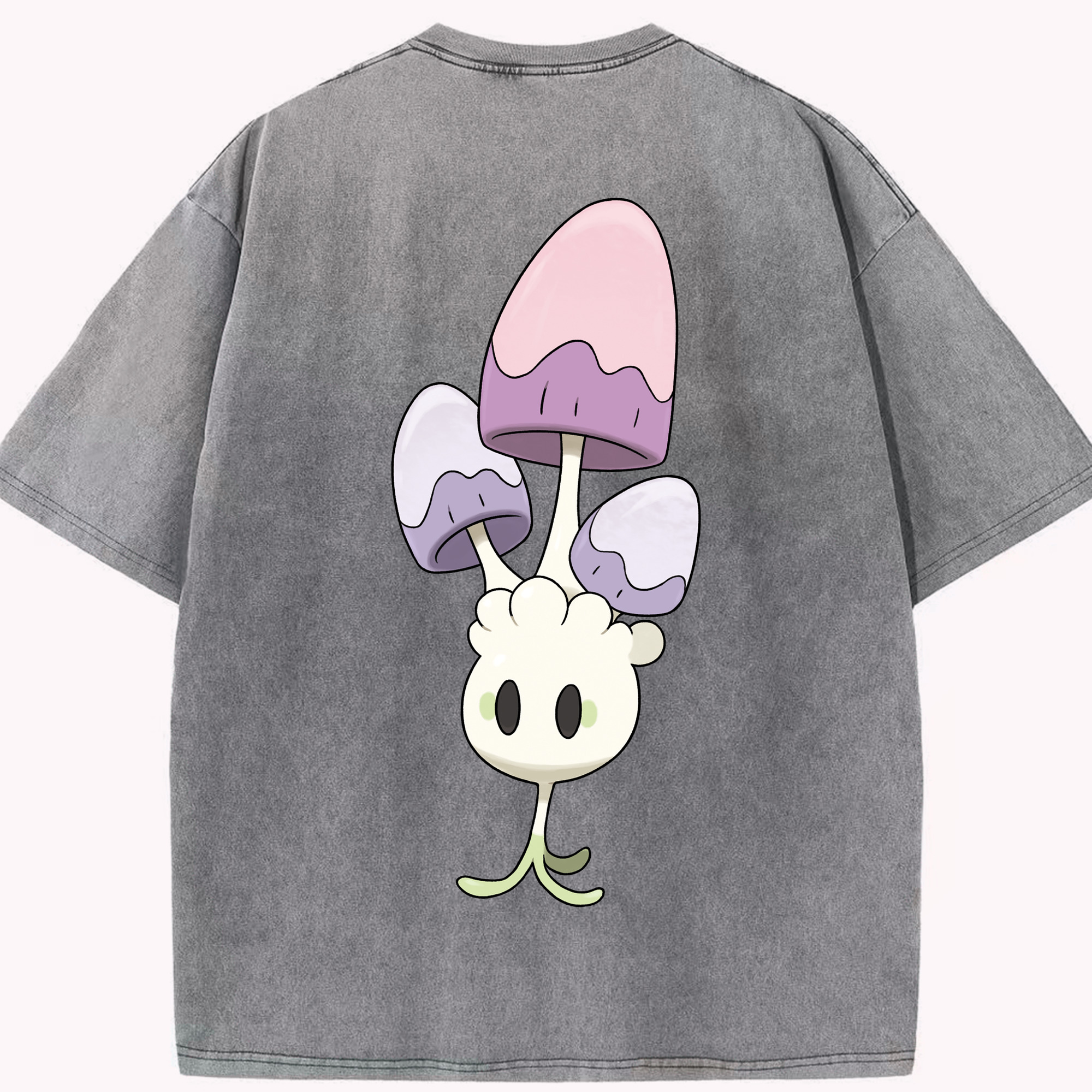 （画像用） ポケットモンスター Pokémon 綿100% ヴィンテージ風 半袖Tシャツ（背面プリント）